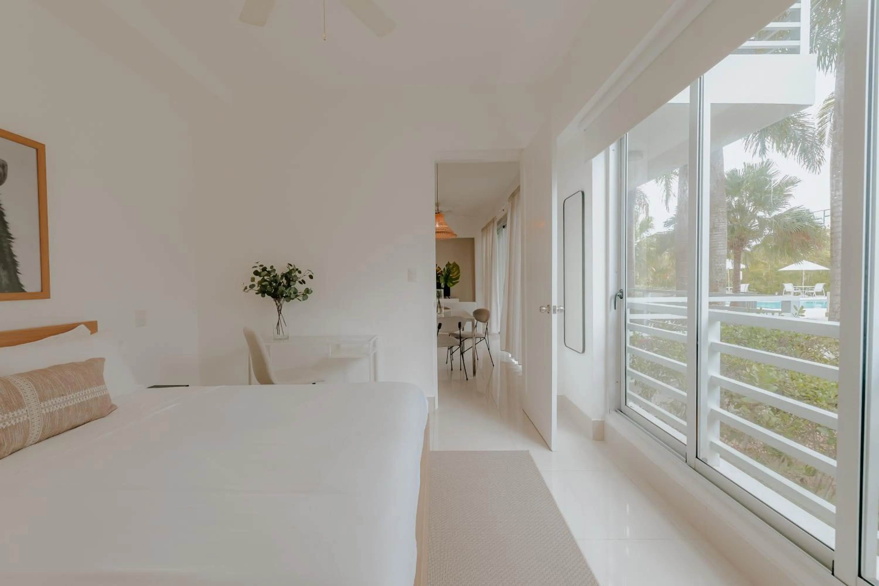 View (from property/room), Bed in Lumina at Palms Punta Cana Village