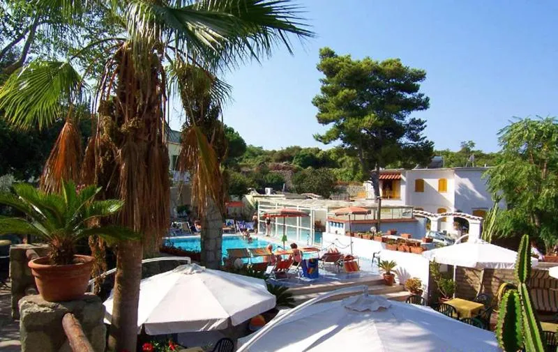 Pool view in Albergo Villa Hibiscus