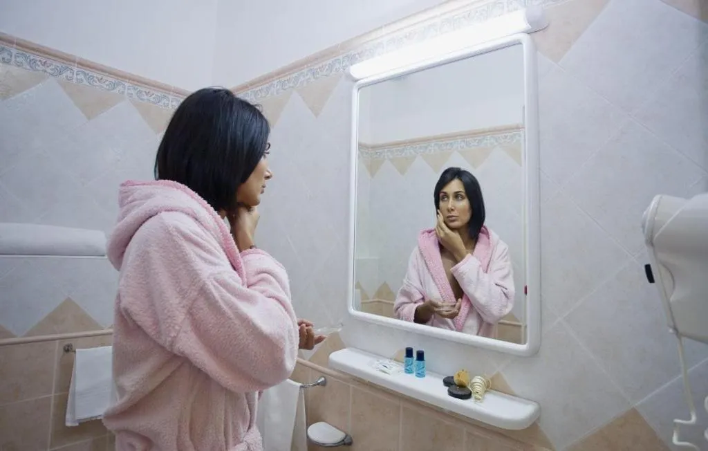 Bathroom in Albergo Villa Hibiscus