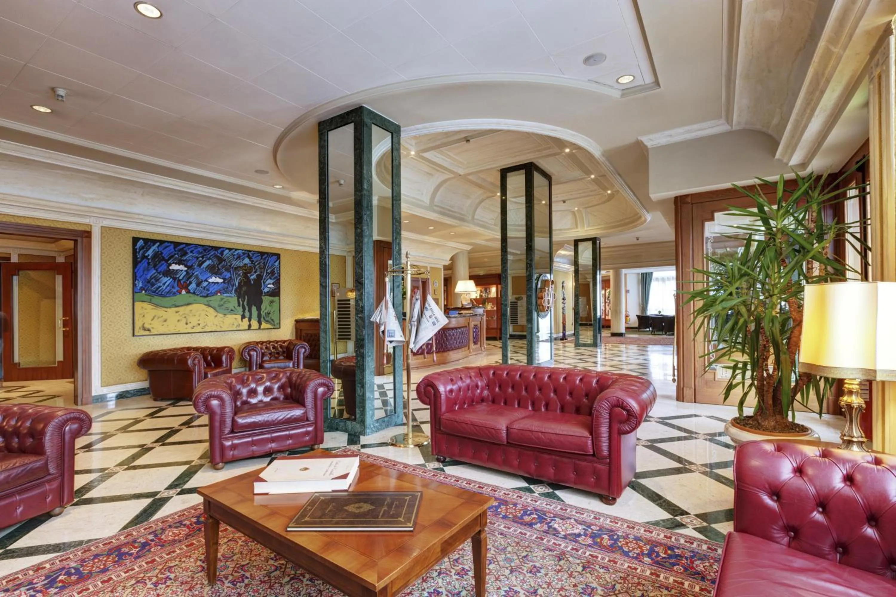 Lobby or reception in Borgo Palace Hotel