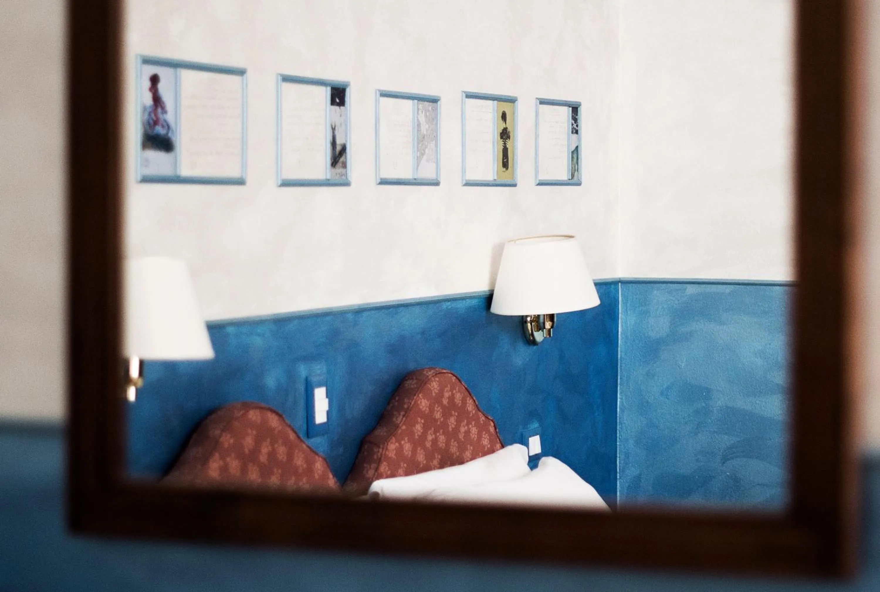 Decorative detail, Bed in Hotel Diana