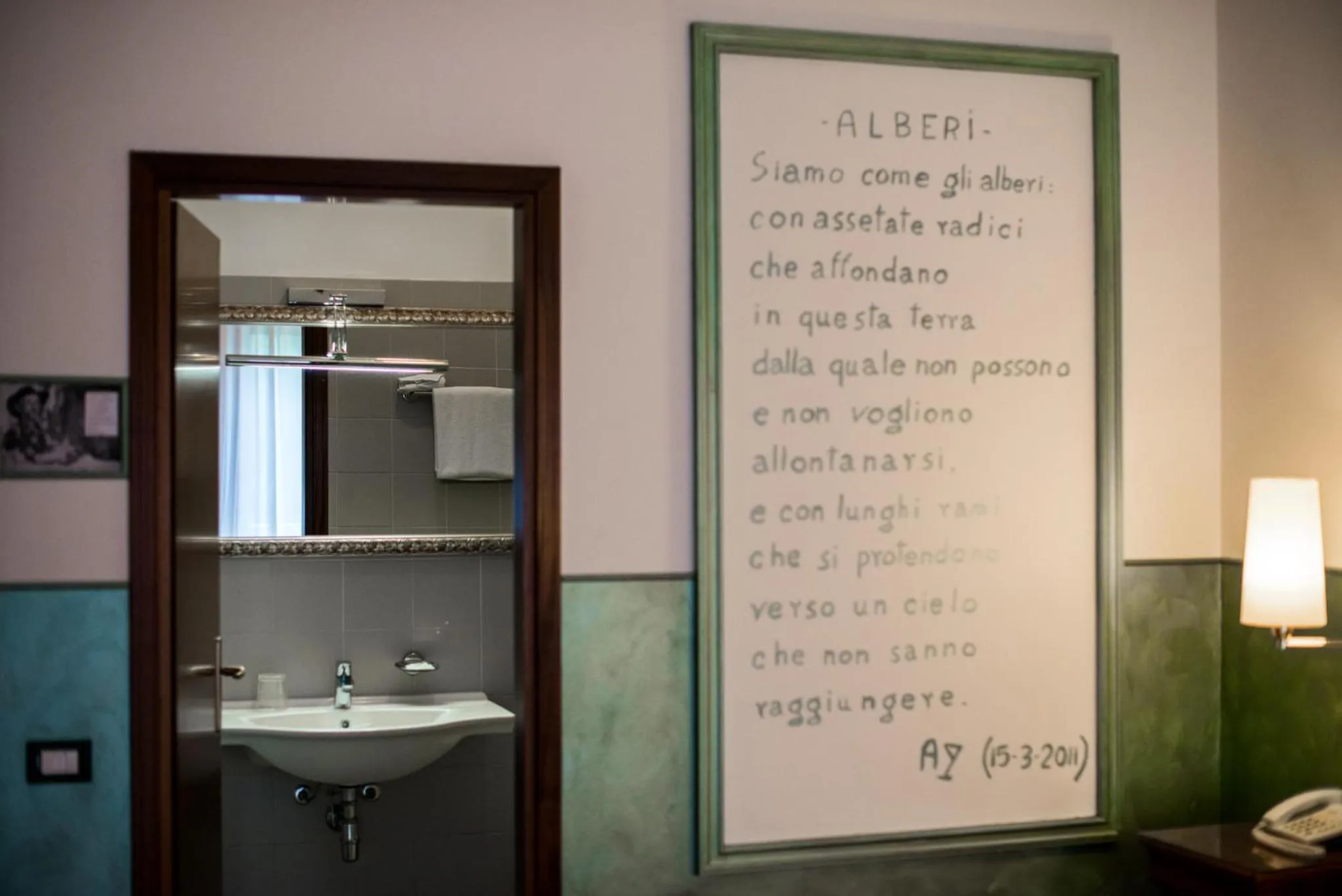 Decorative detail in Hotel Diana