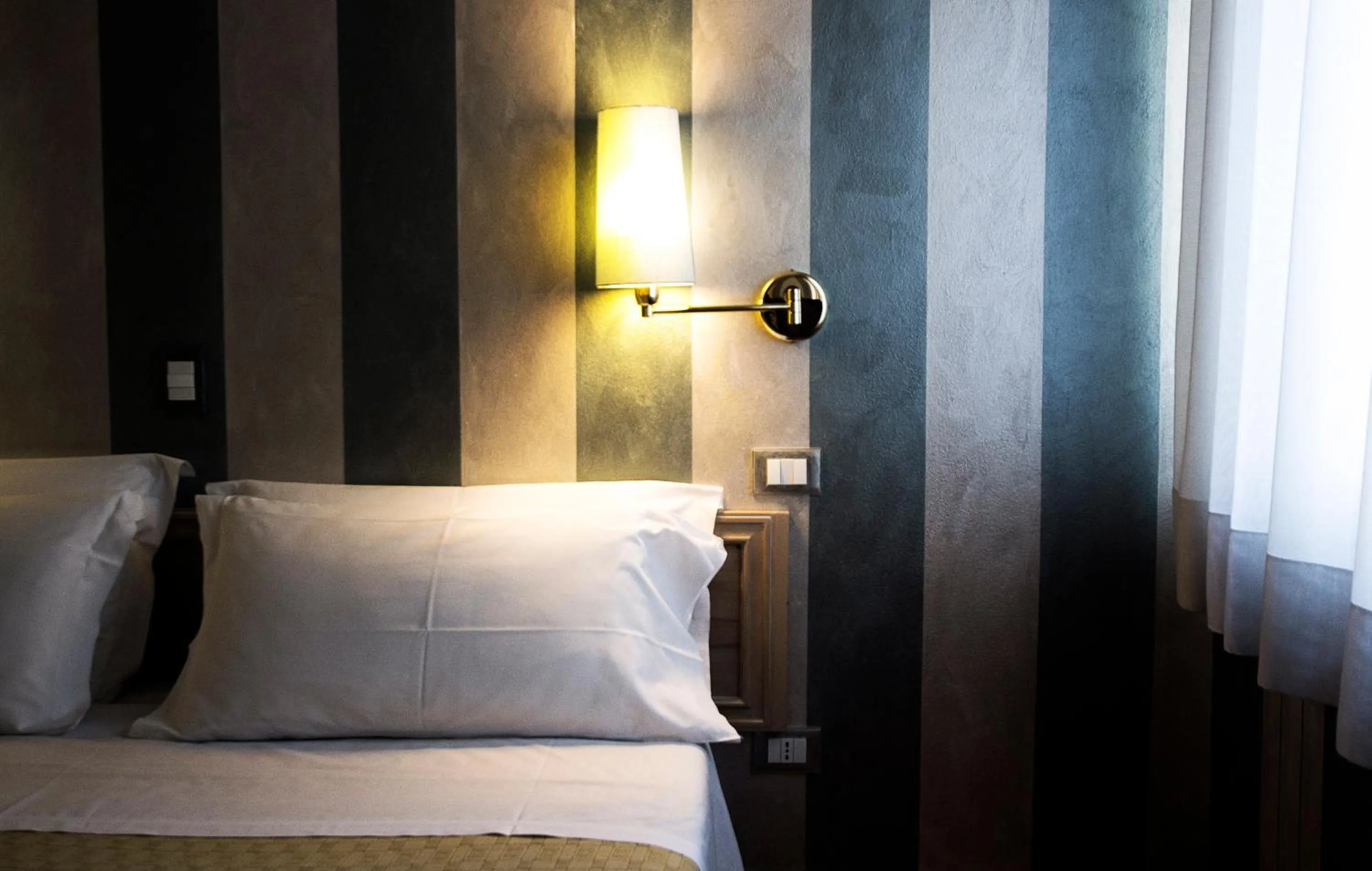 Decorative detail, Bed in Hotel Diana