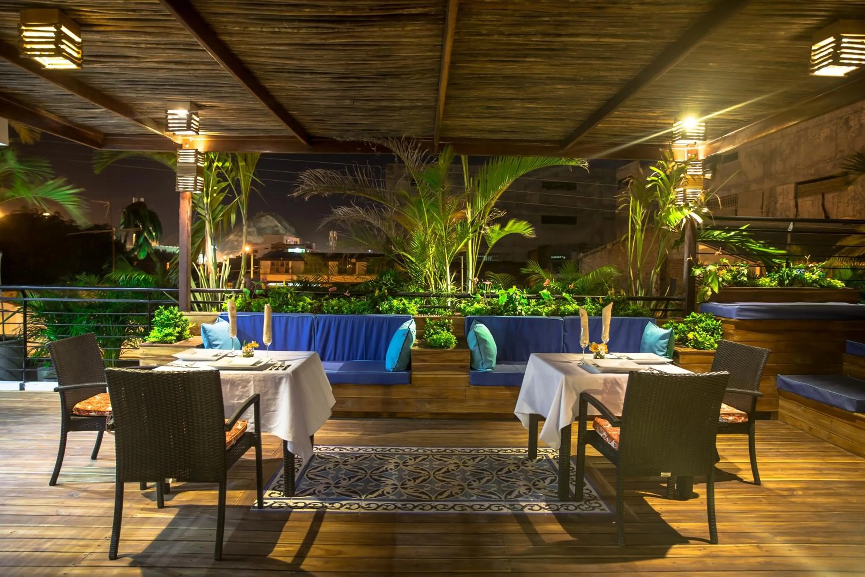 Restaurant/places to eat in Hotel Boutique Casa Carolina