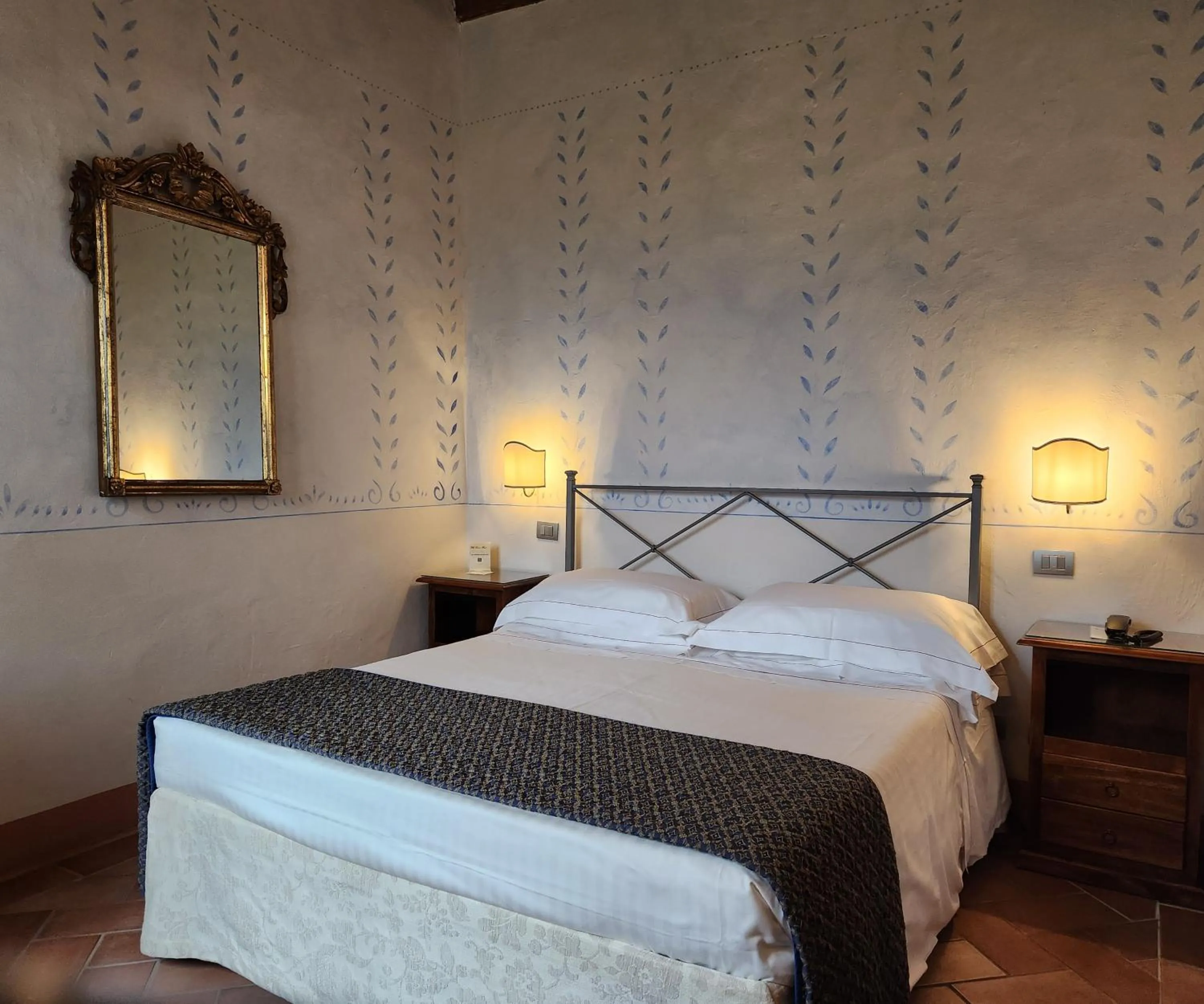 Bed in Villa Curina Resort