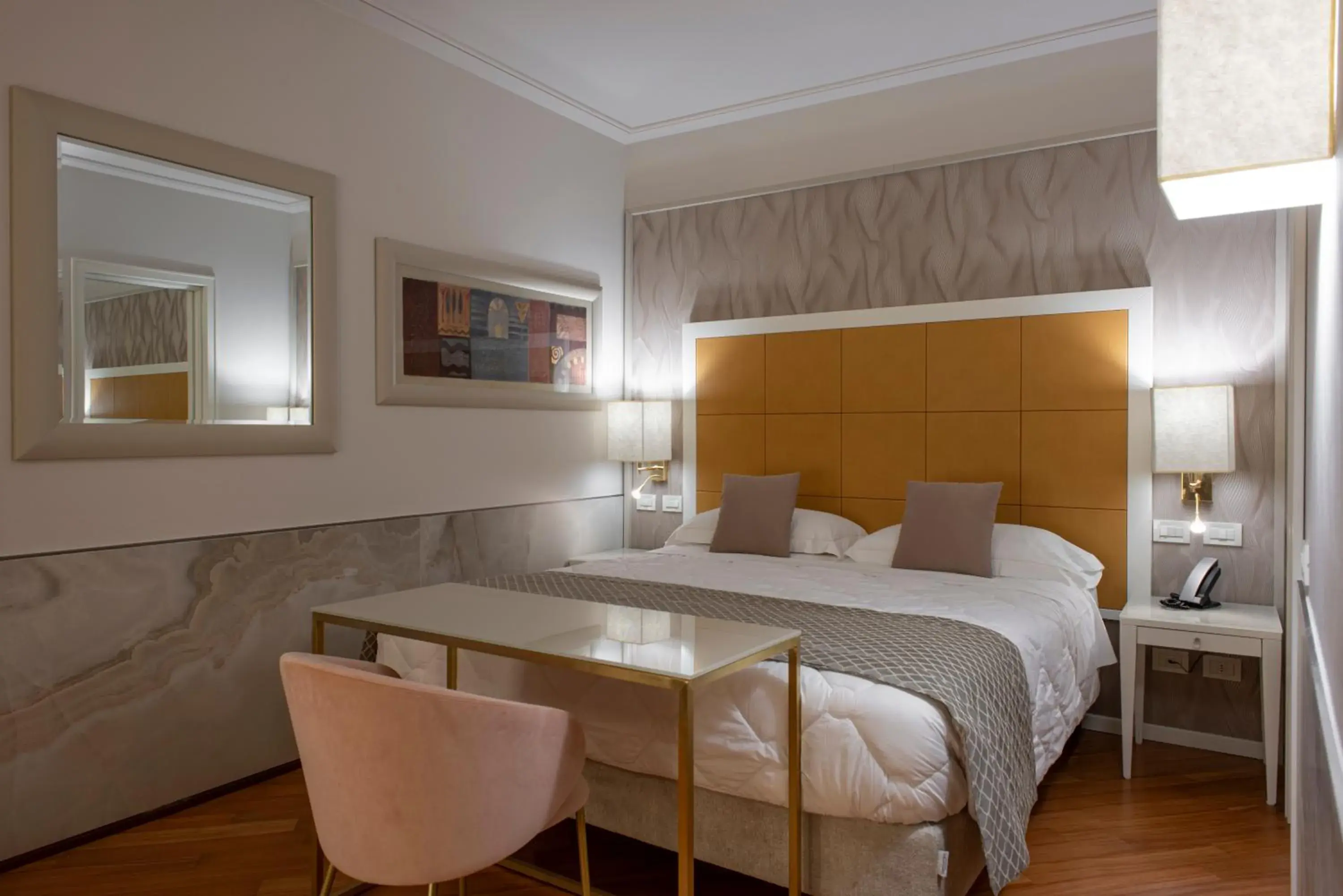 Superior Double Room with Balcony in Versilia Palace Hotel Superior Double Room with Balcony in Versilia Palace Hotel