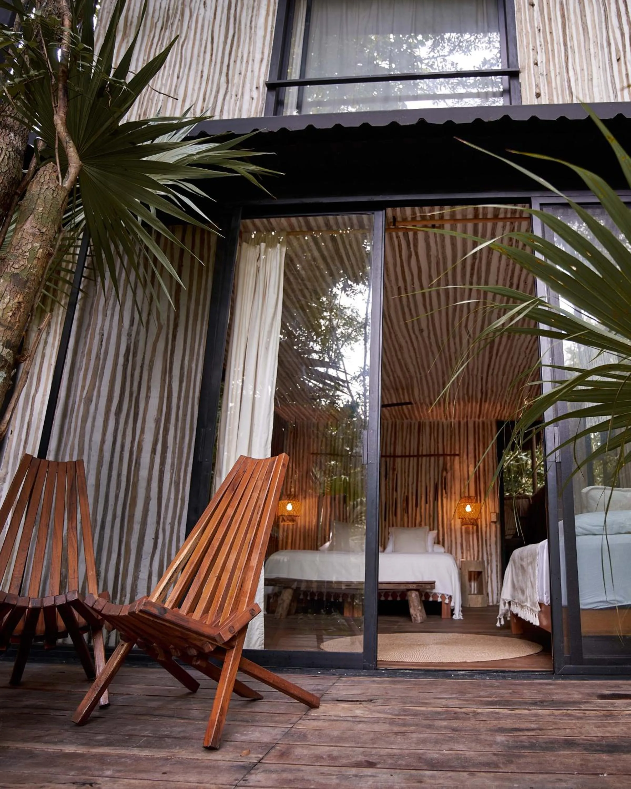 Facade/entrance in Kapok Bacalar - Plant Based Hotel