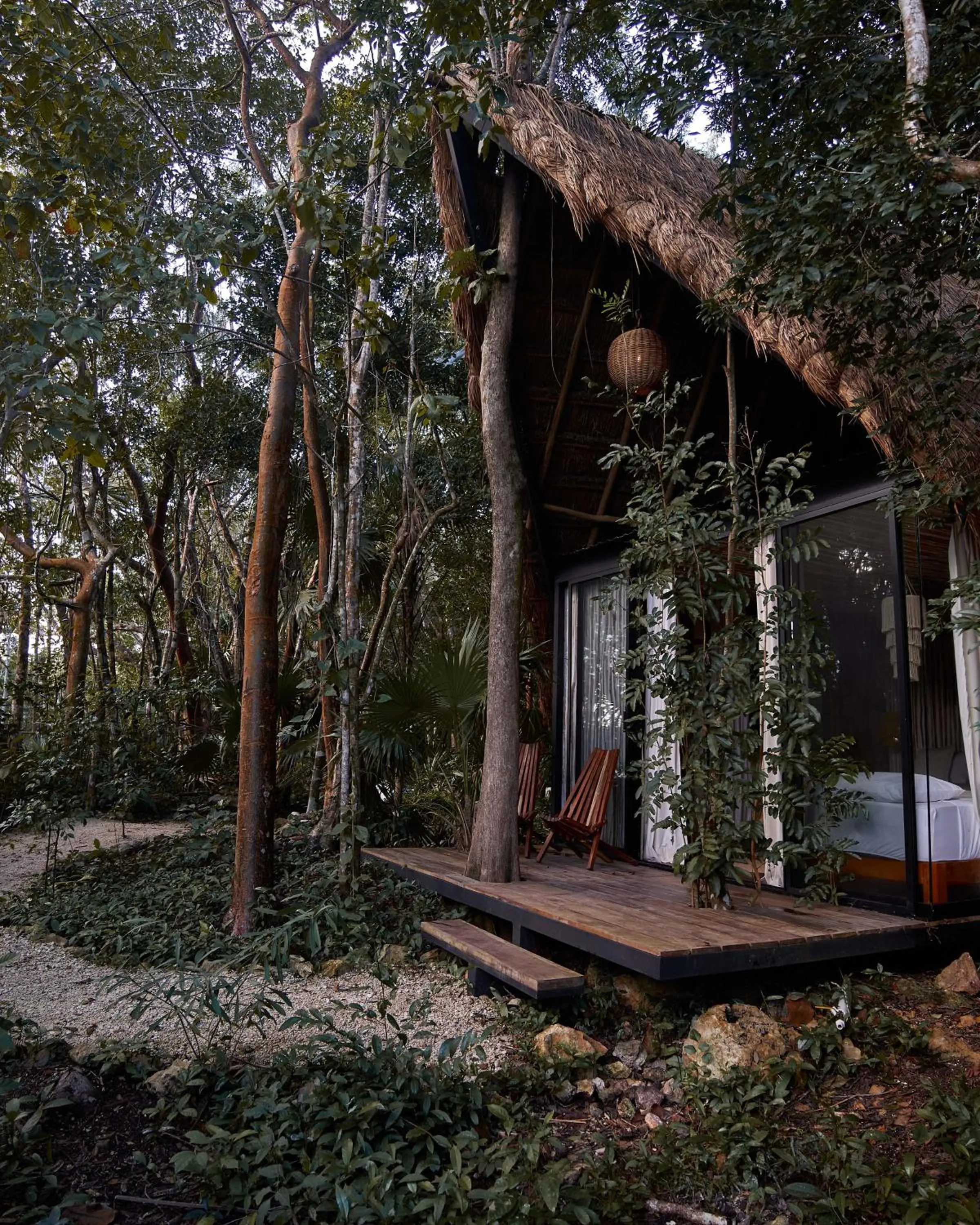 Property building in Kapok Bacalar - Plant Based Hotel