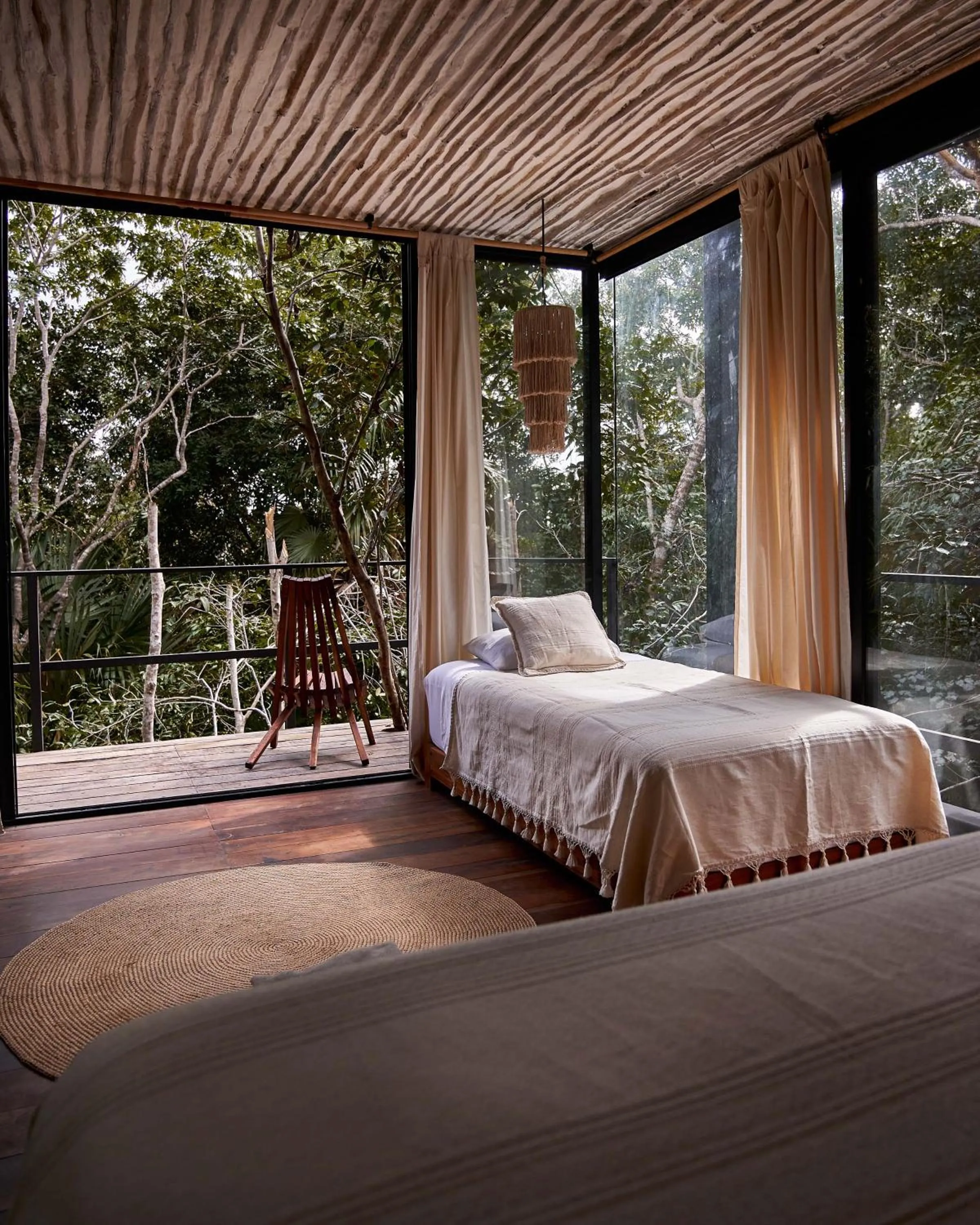 Bedroom in Kapok Bacalar - Plant Based Hotel