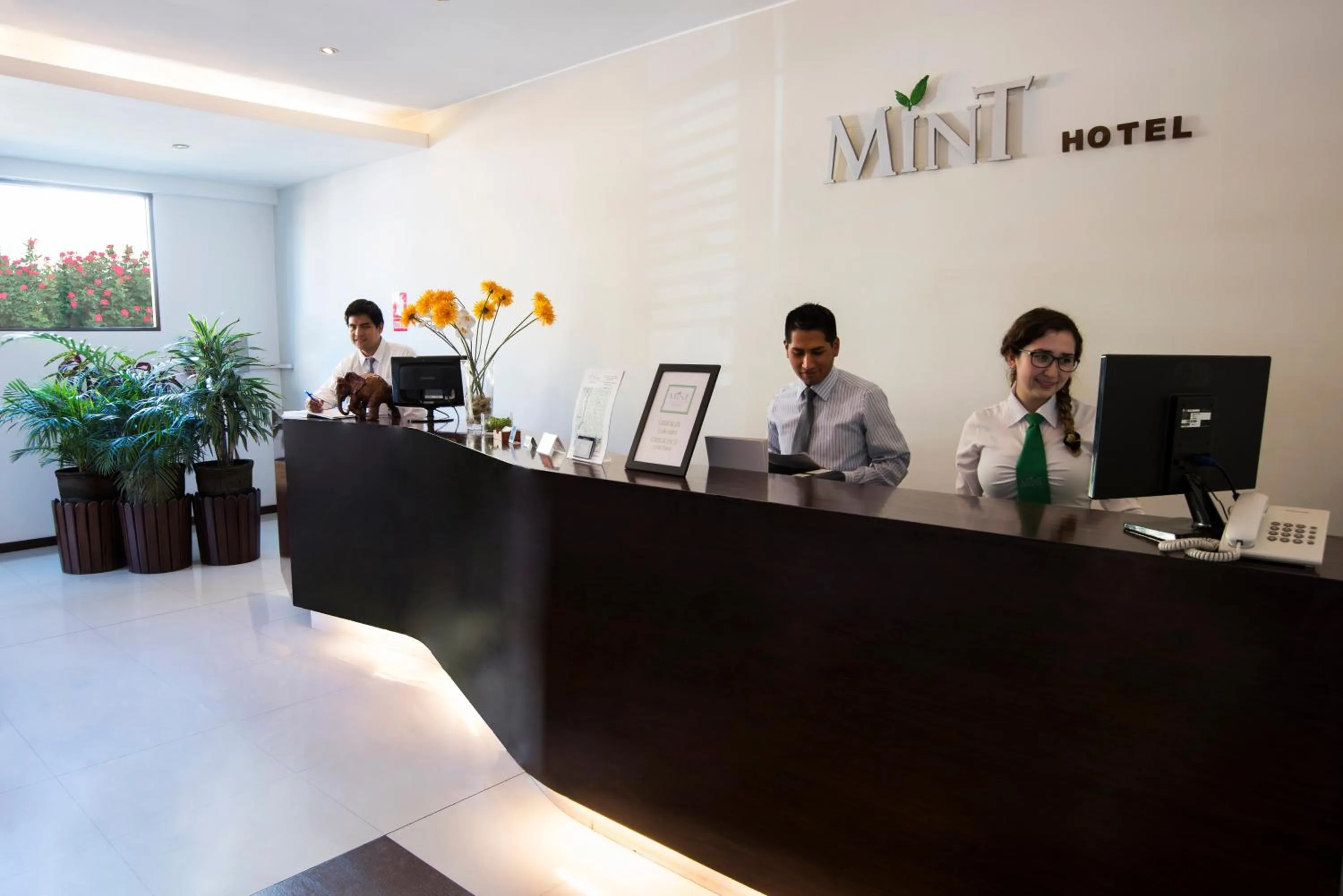 Lobby or reception in Mint Hotel