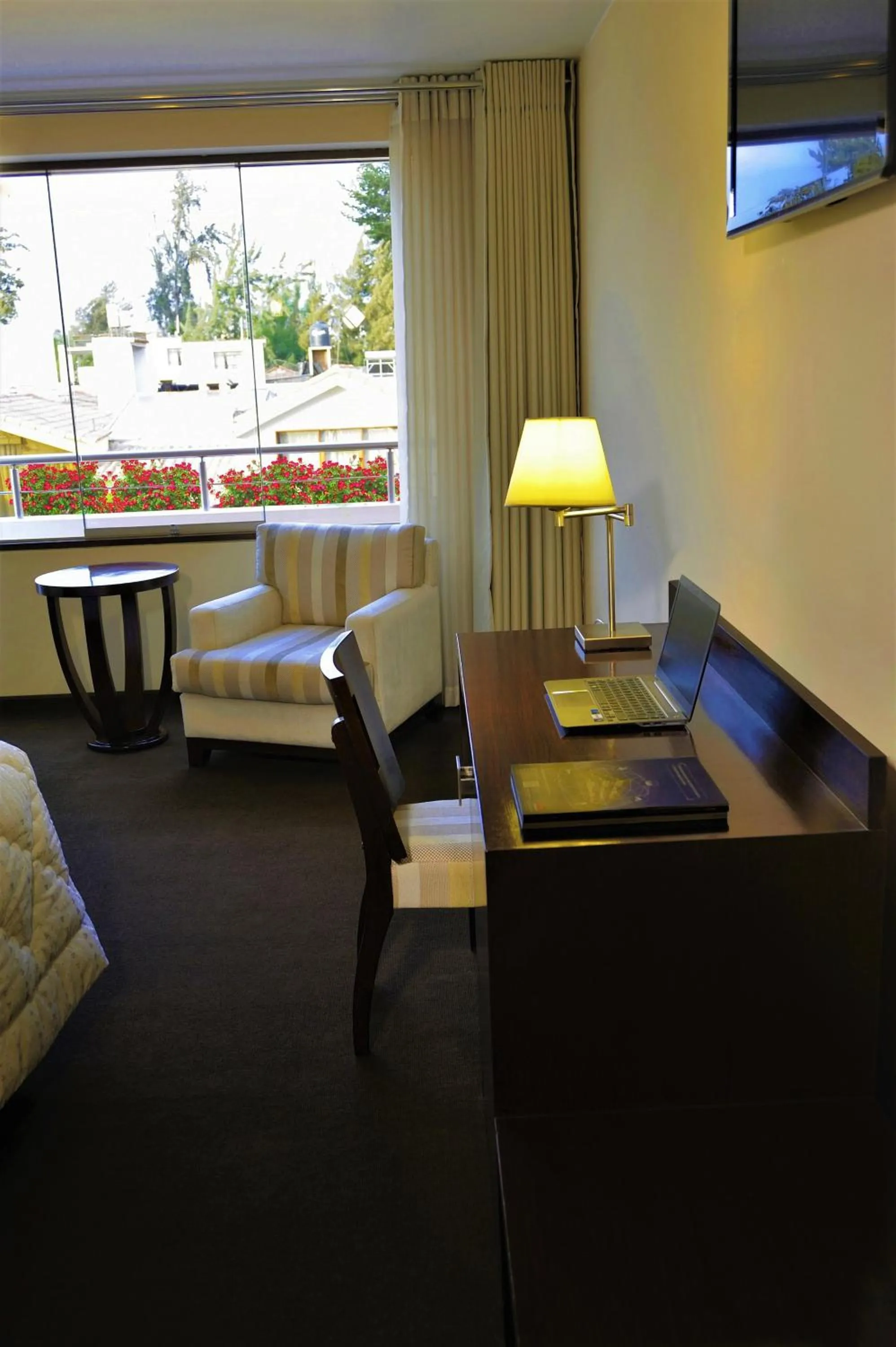 Seating area in Mint Hotel