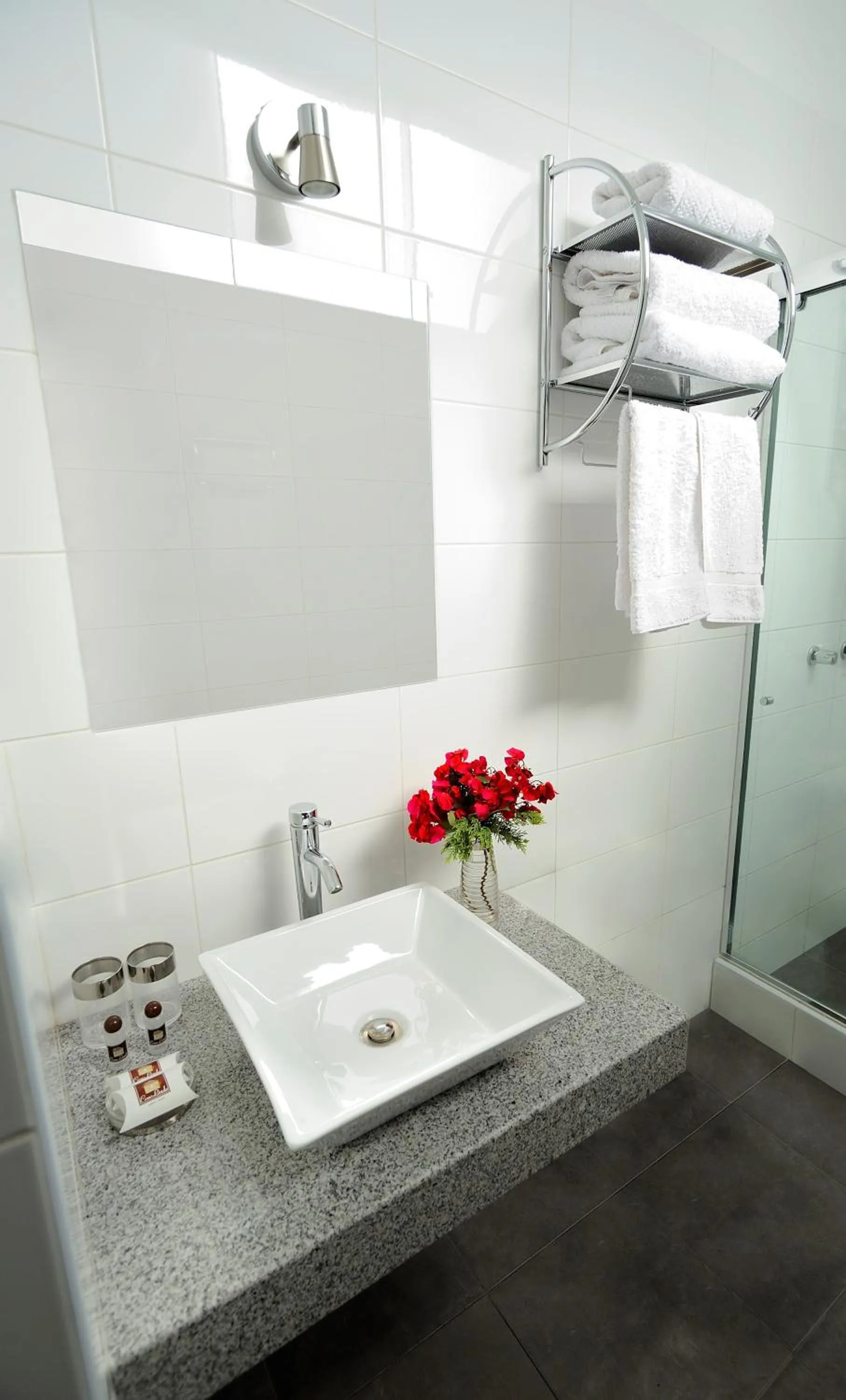 Shower in Mint Hotel