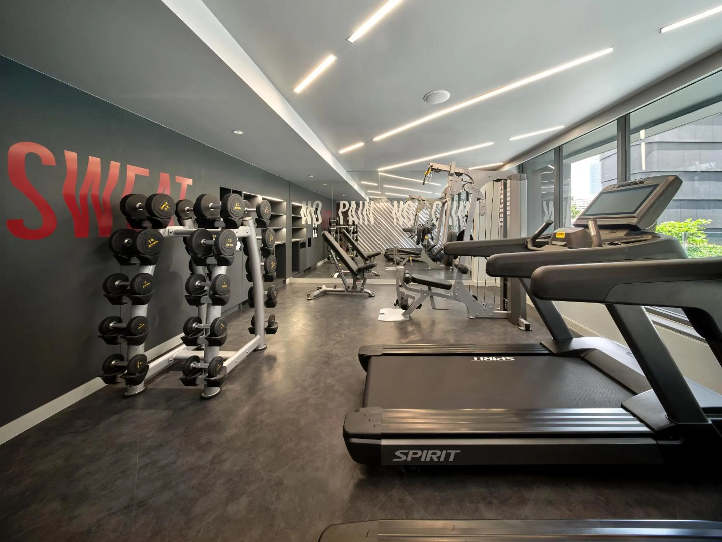 Fitness centre/facilities in Oakwood Studios Sukhumvit Bangkok