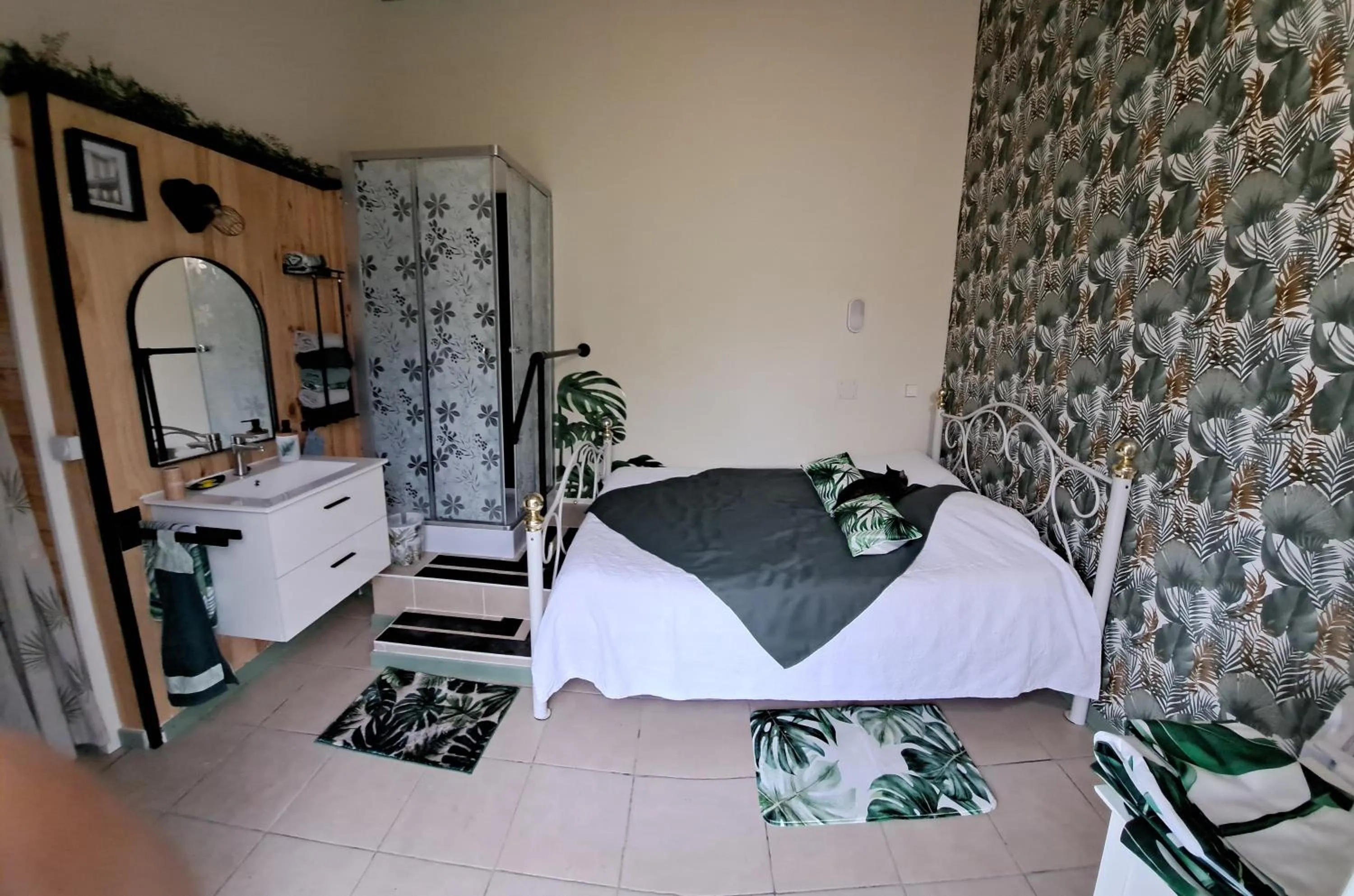 Bed in Chez Martine et Bernard