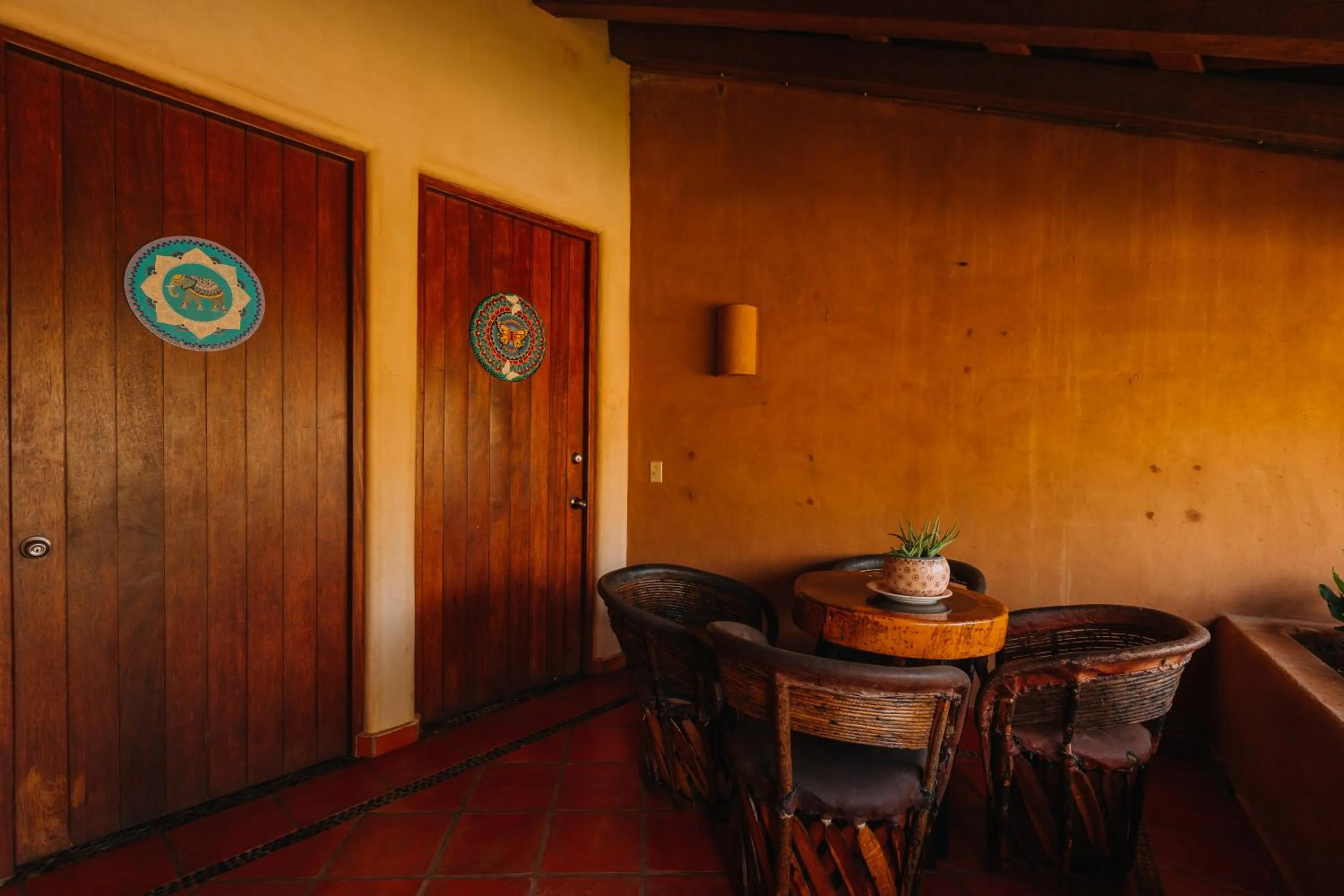 Seating area in Tres Mujeres Hotel