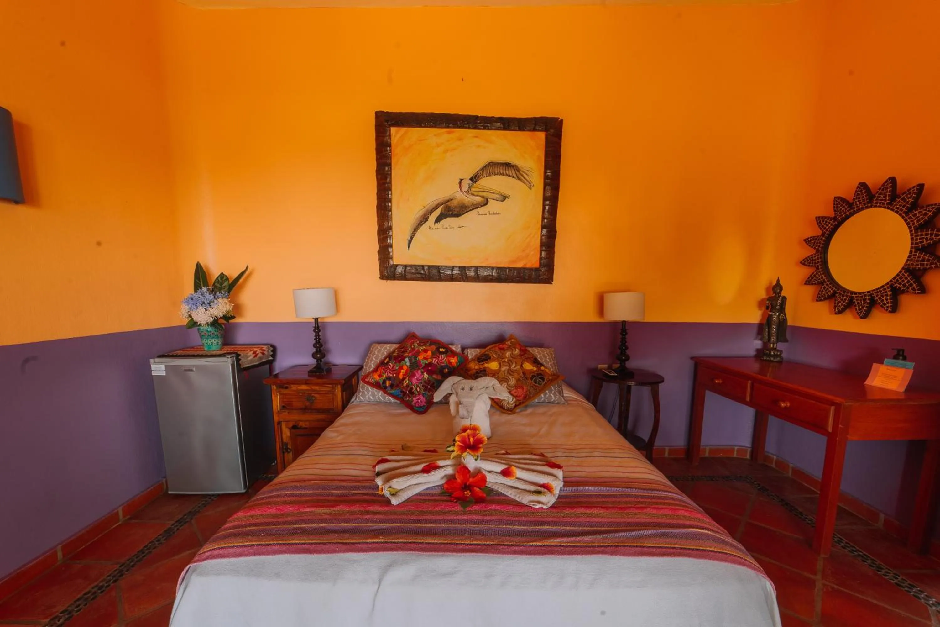 Bed in Tres Mujeres Hotel