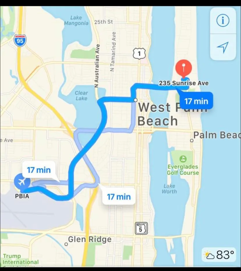 TROPICAL Palm Beach 2BEDROOM2 BATHROOM FREE Valet OutdoorPOOL Beach Garden