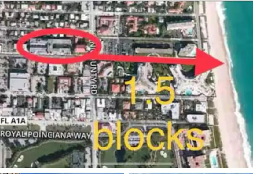 TROPICAL Palm Beach 2BEDROOM2 BATHROOM FREE Valet OutdoorPOOL Beach Garden