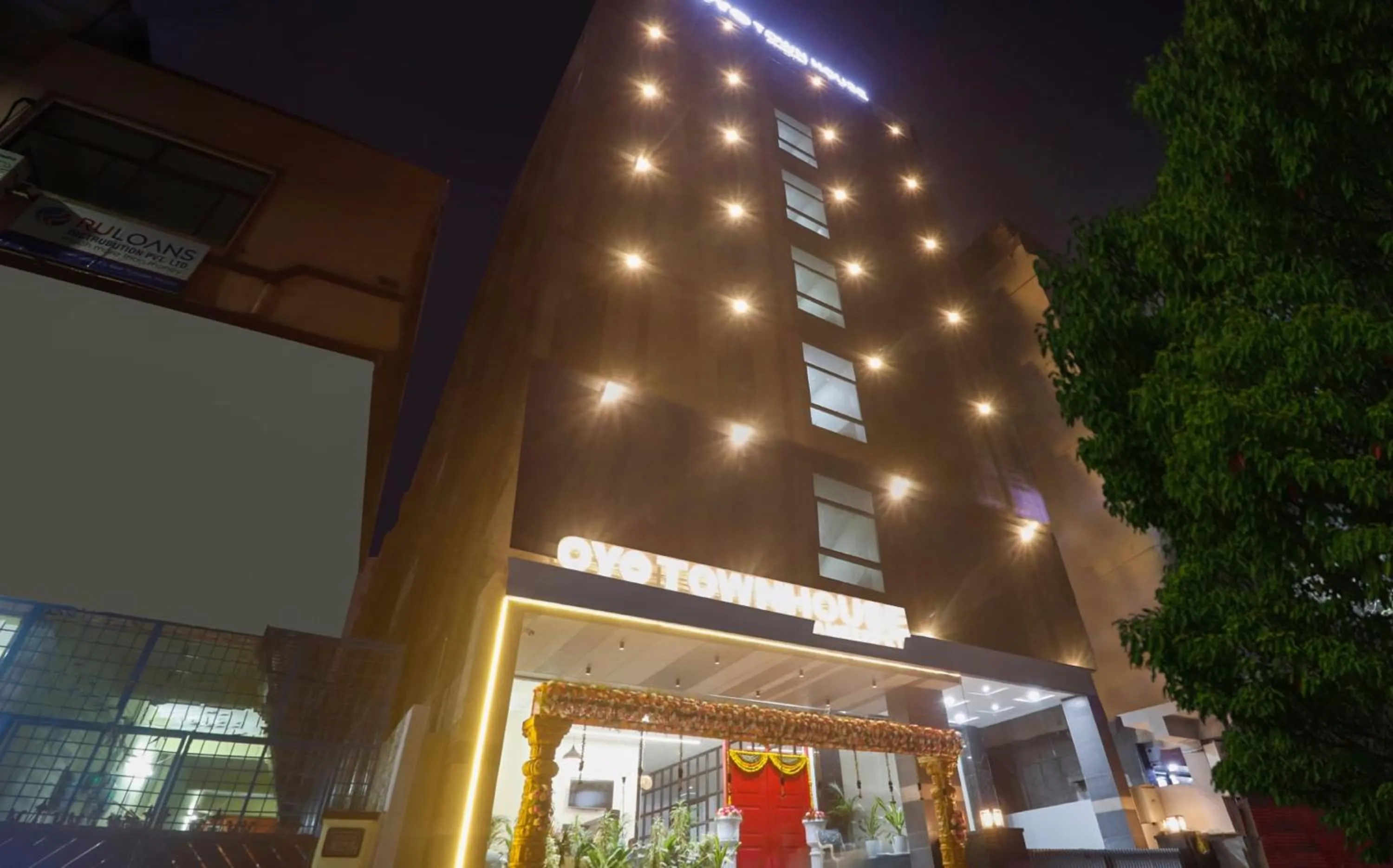 Facade/entrance in Townhouse Ameerpet