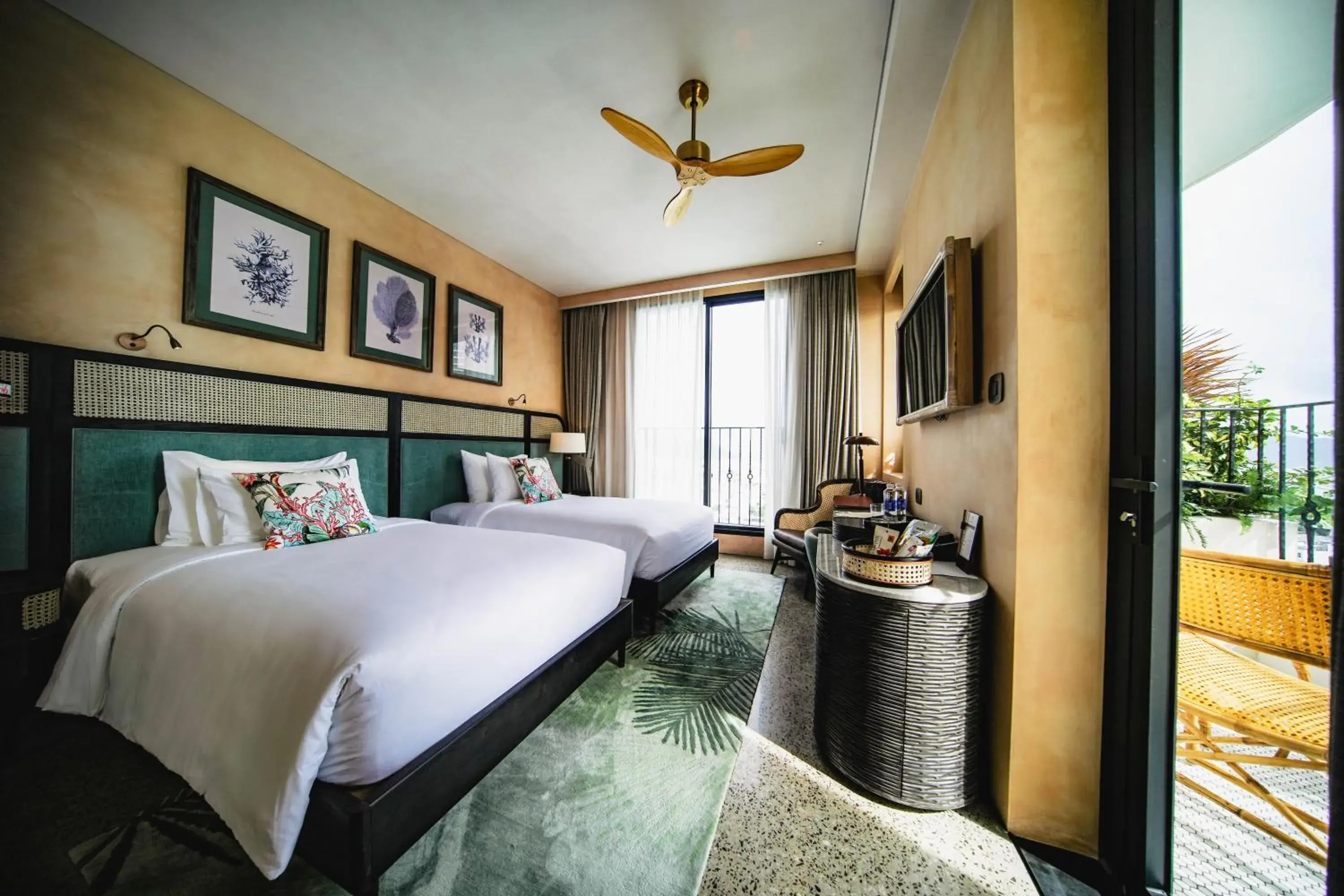 Deluxe Twin Room in L'amor Boutique Hotel Quy Nhơn Deluxe Twin Room in L'amor Boutique Hotel Quy Nhơn