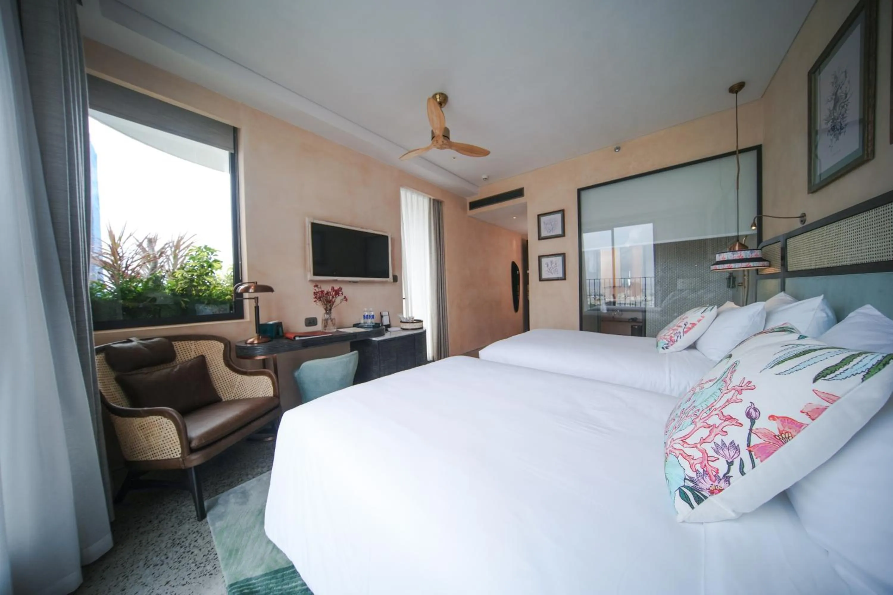 Bed in L'amor Boutique Hotel Quy Nhơn