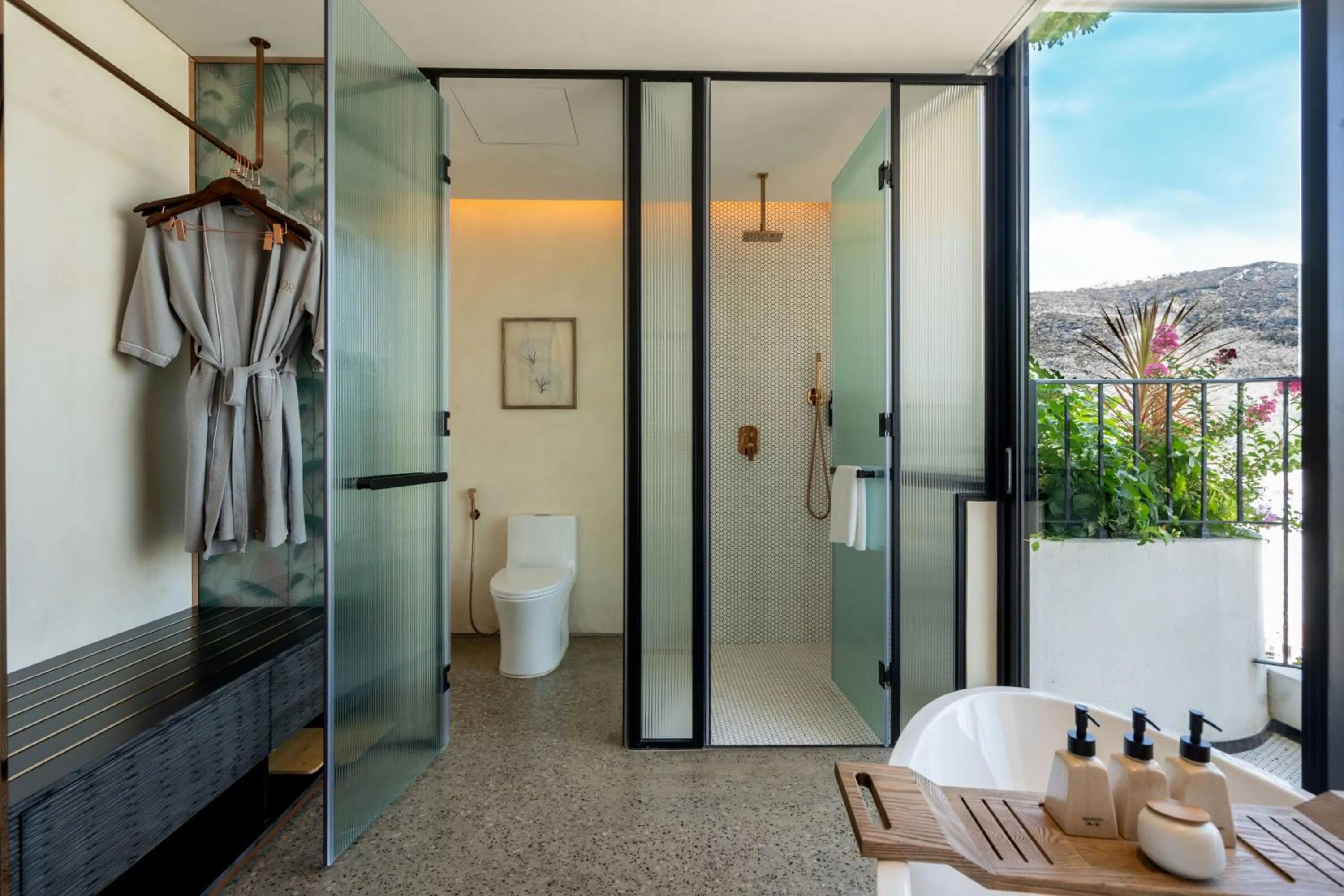 Bathroom in L'amor Boutique Hotel Quy Nhơn