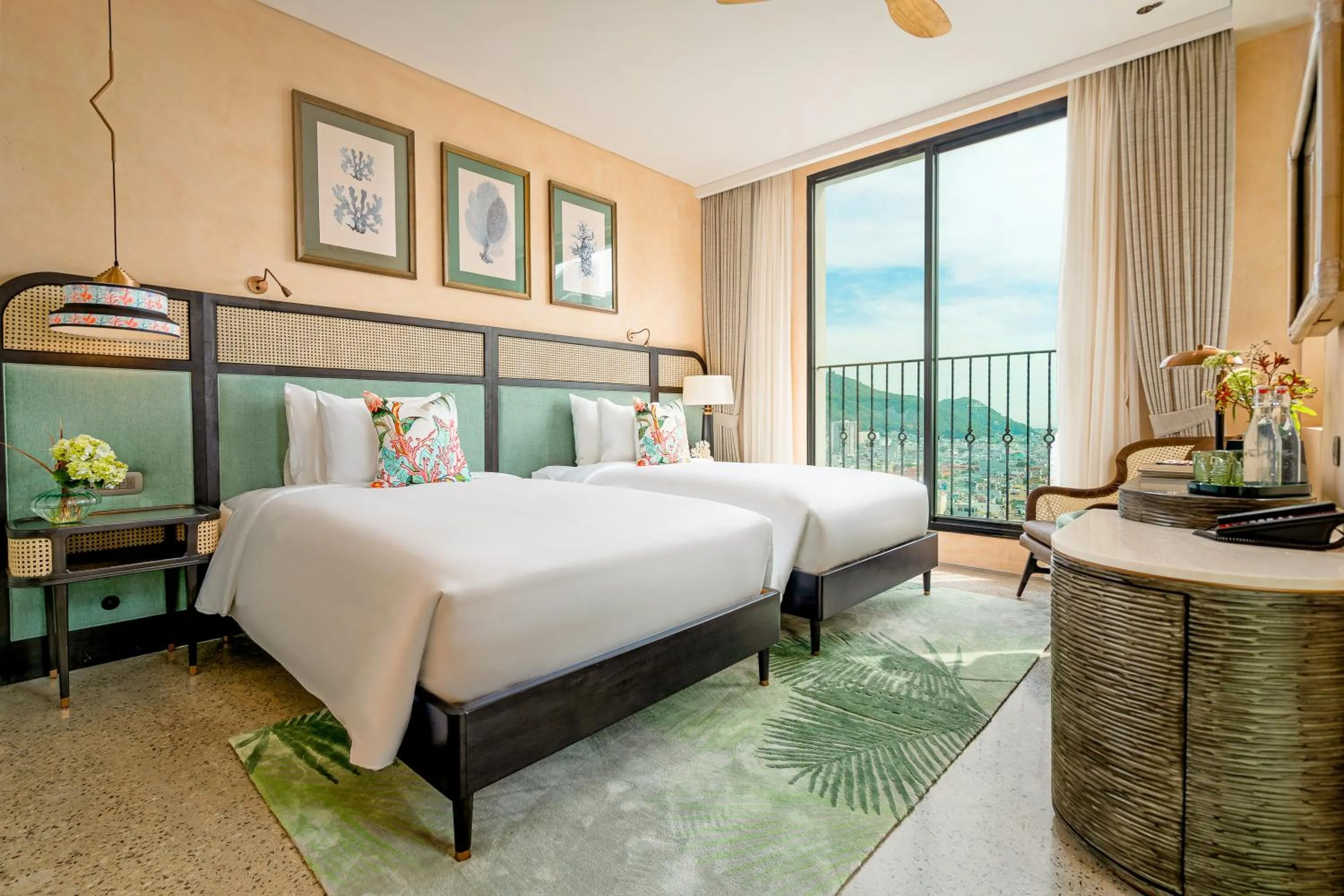 Bed in L'amor Boutique Hotel Quy Nhơn