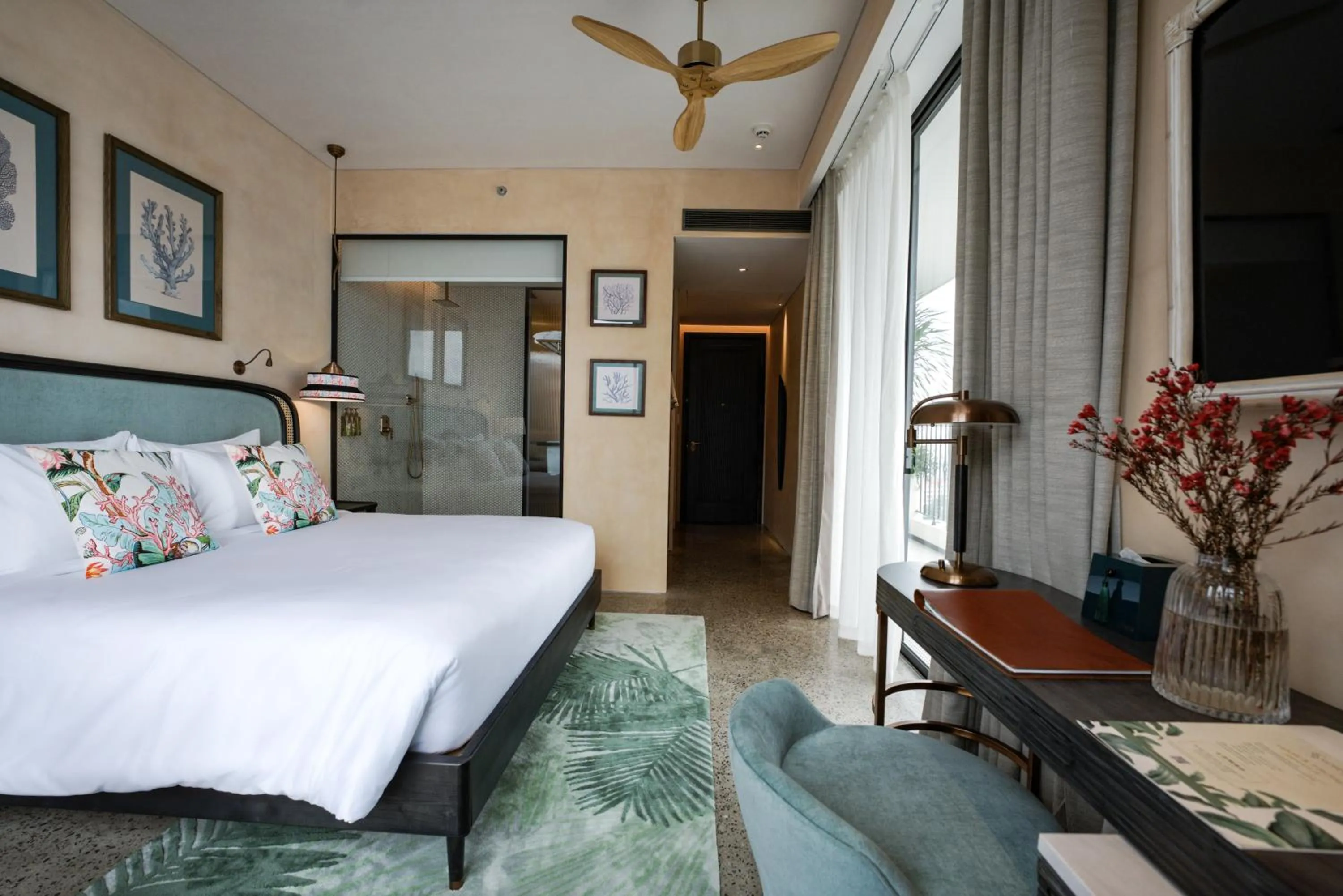 Bed in L'amor Boutique Hotel Quy Nhơn