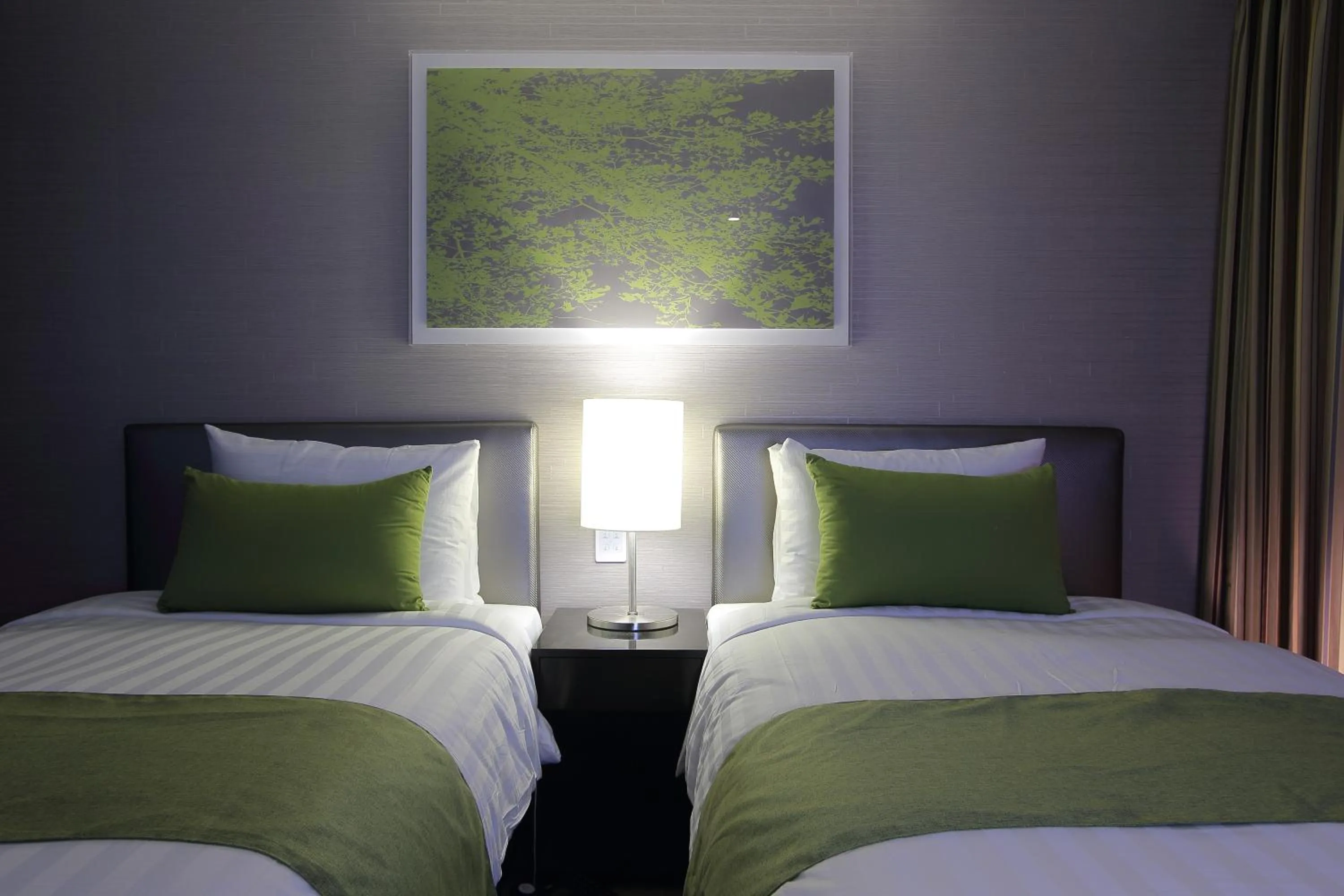 Bed in Aventree Hotel Busan