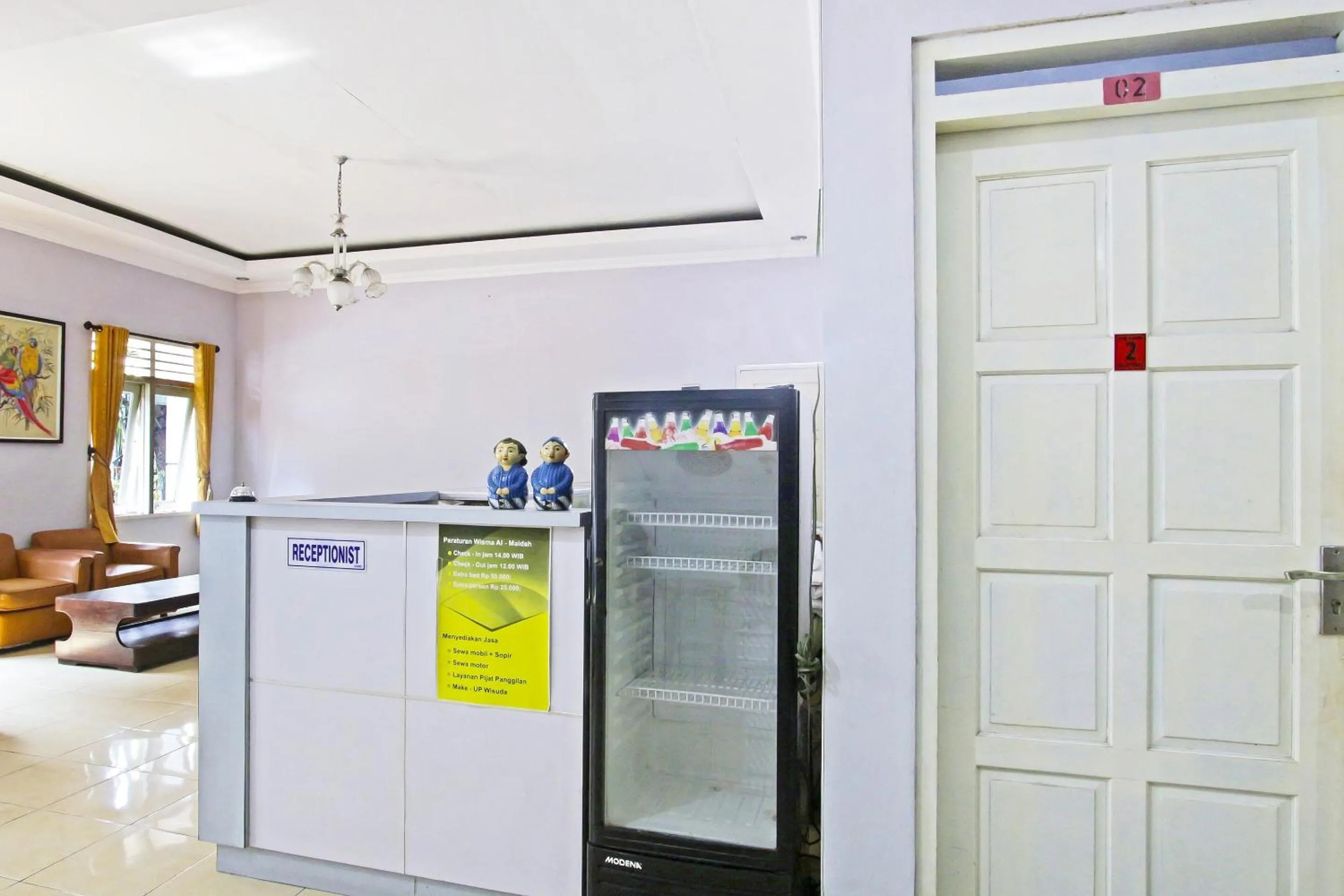 Lobby or reception in Hotel O Homestay Al Maidah