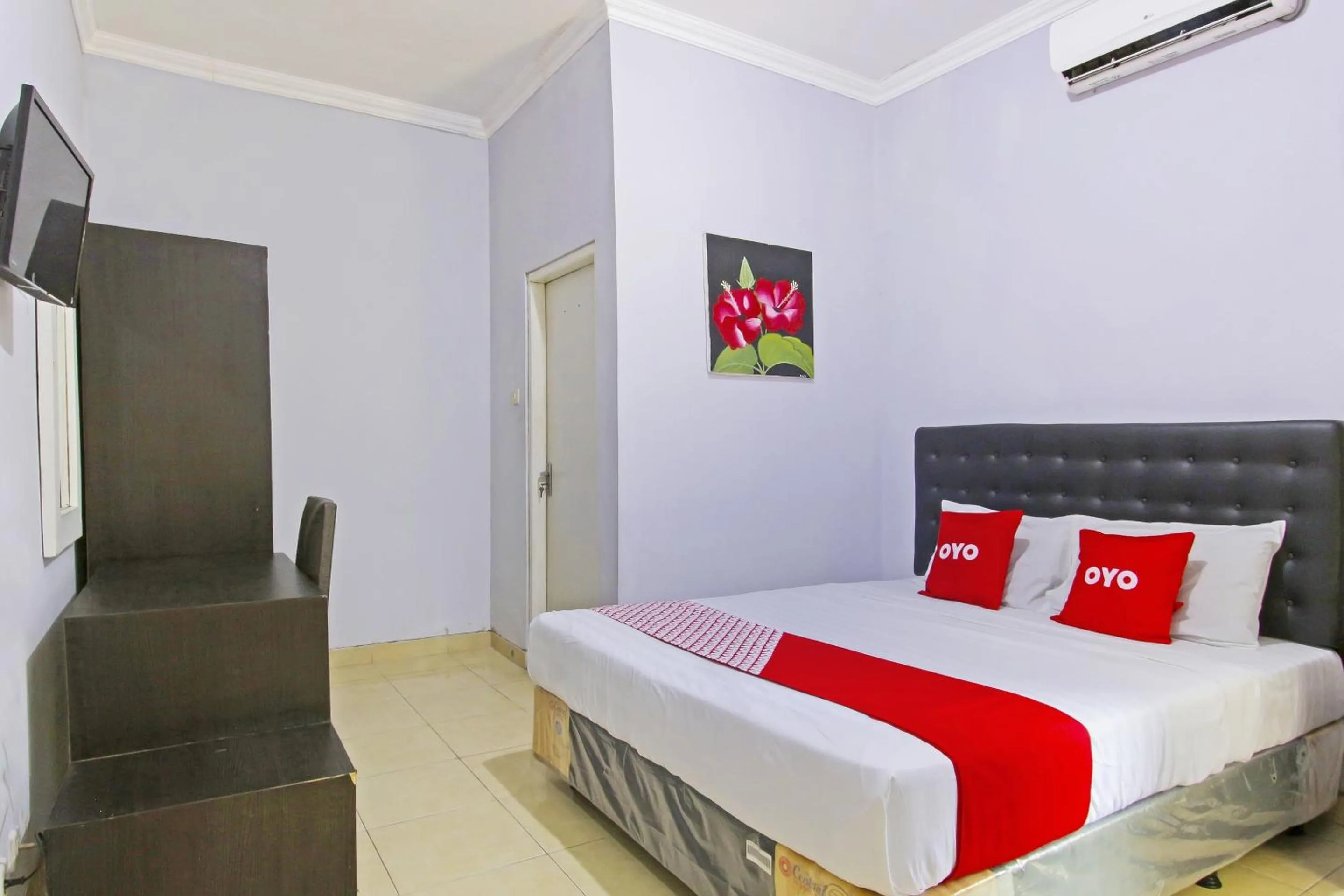 Bedroom, Bed in Hotel O Homestay Al Maidah