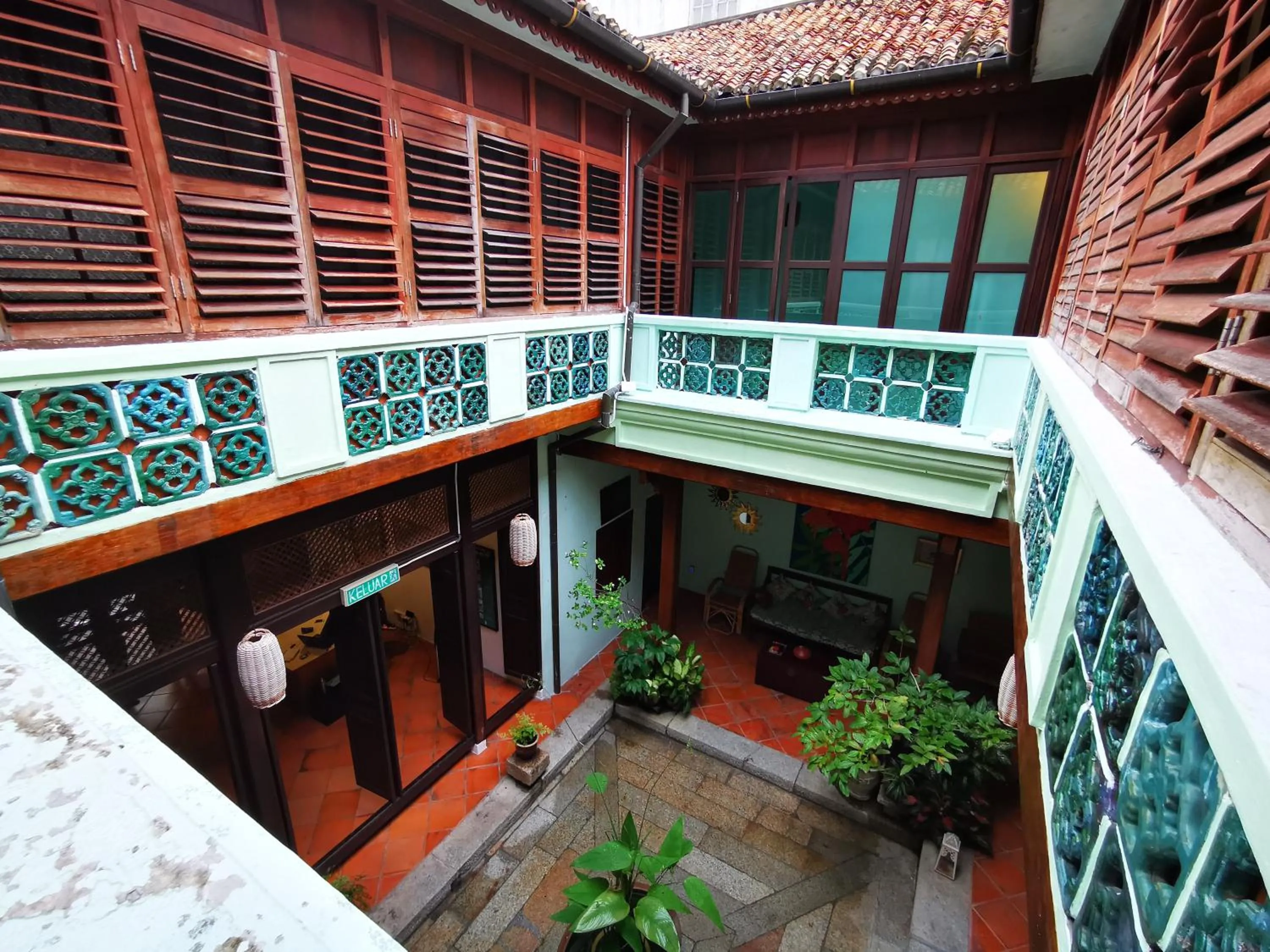 Patio in East Indies Mansion