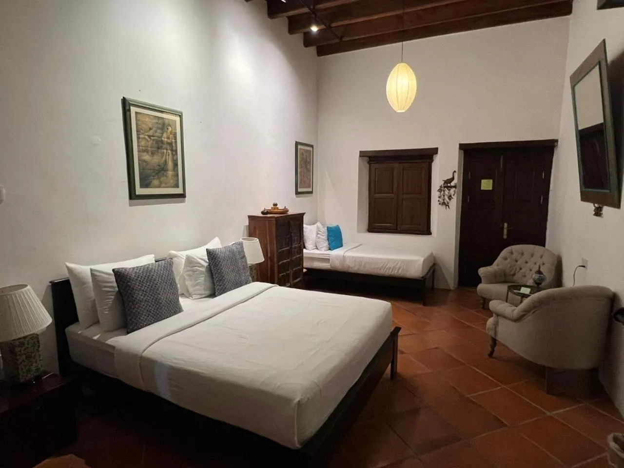 Bed in East Indies Mansion