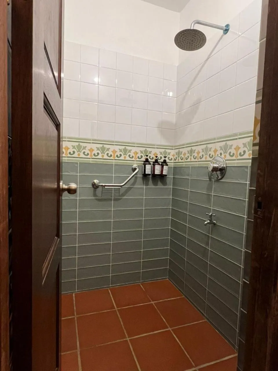 Shower in East Indies Mansion