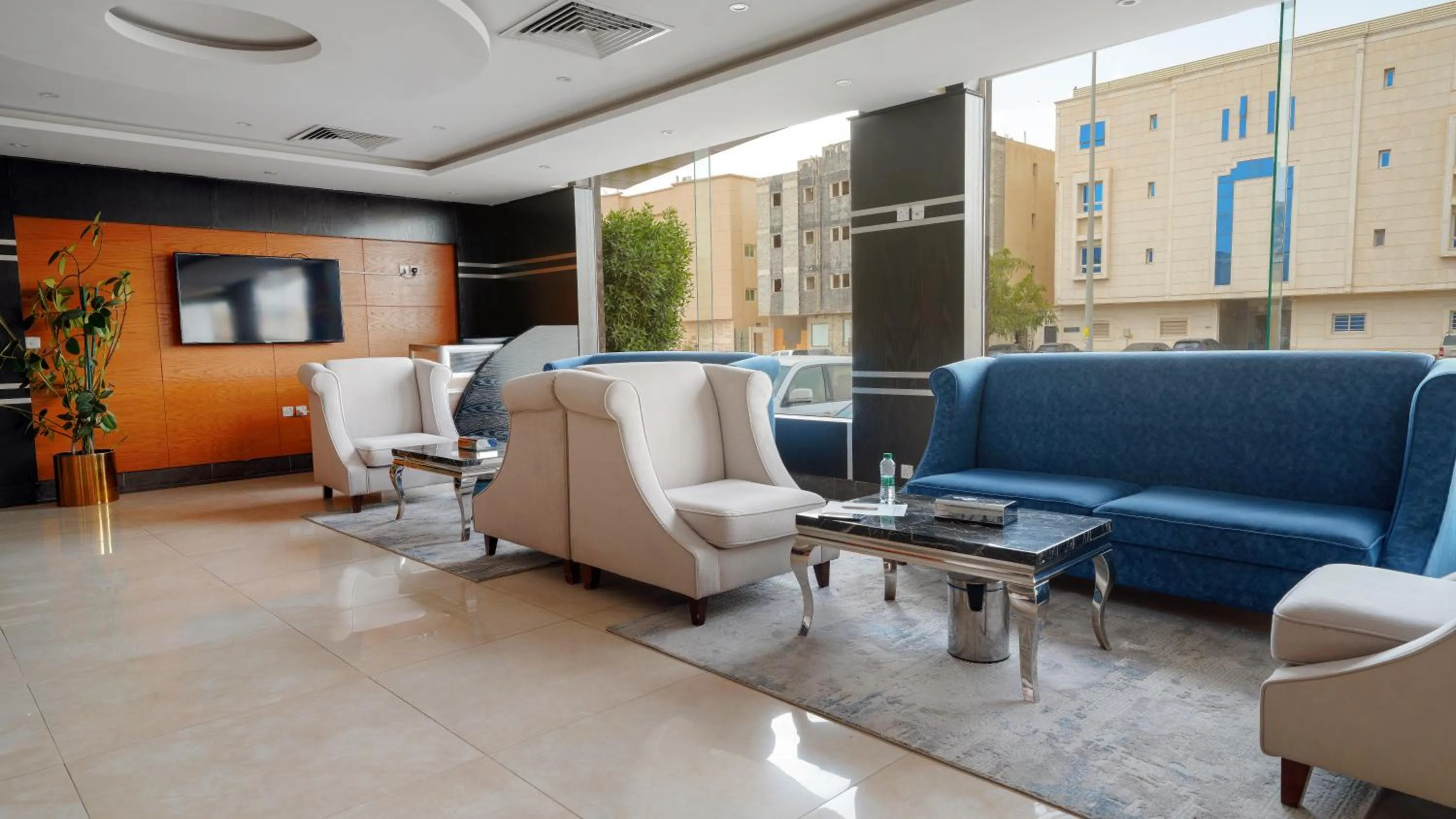 Lobby or reception in Al Masem Serviced Apartments - Gharnata - Exit 9