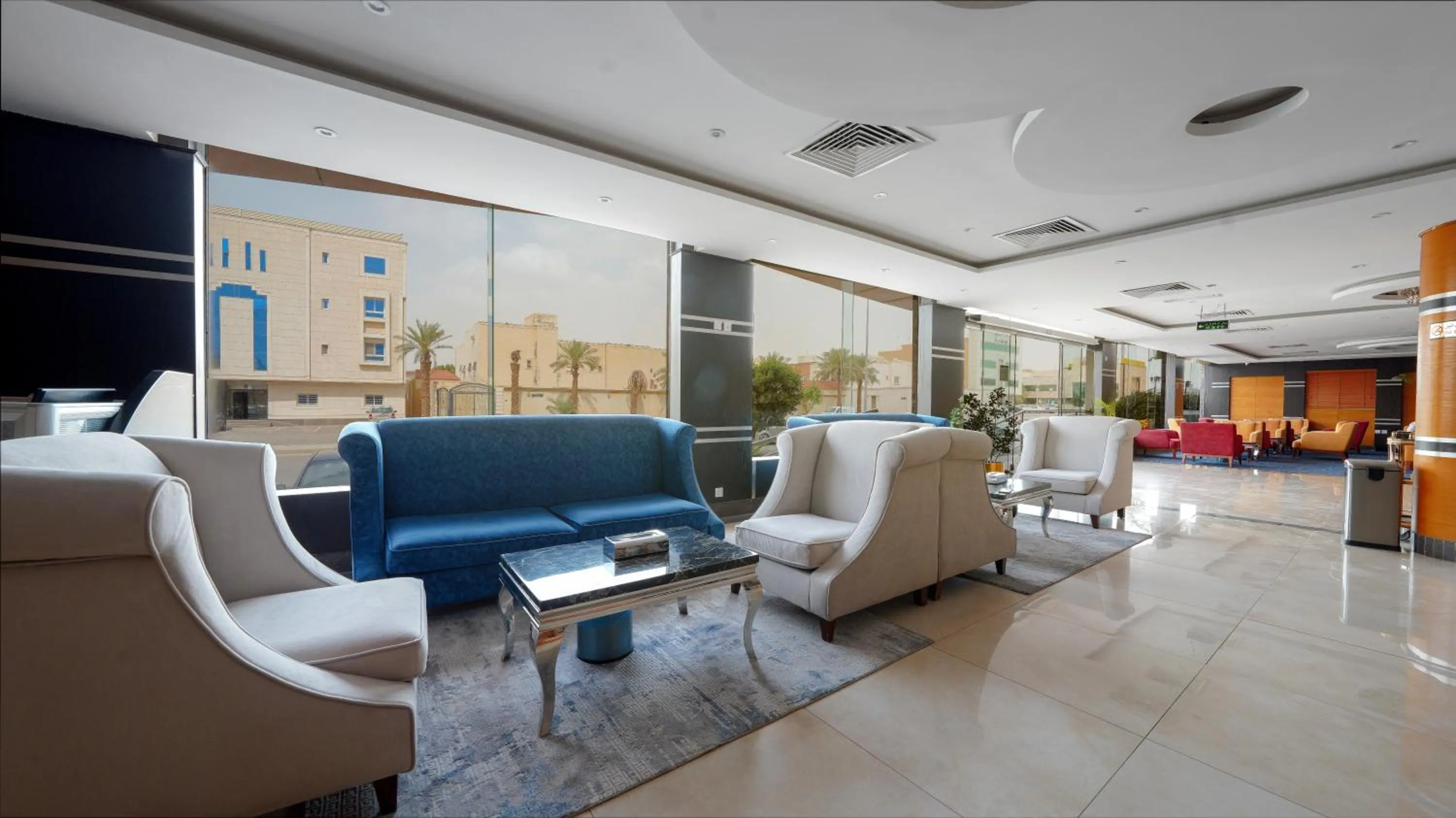 Lobby or reception in Al Masem Serviced Apartments - Gharnata - Exit 9