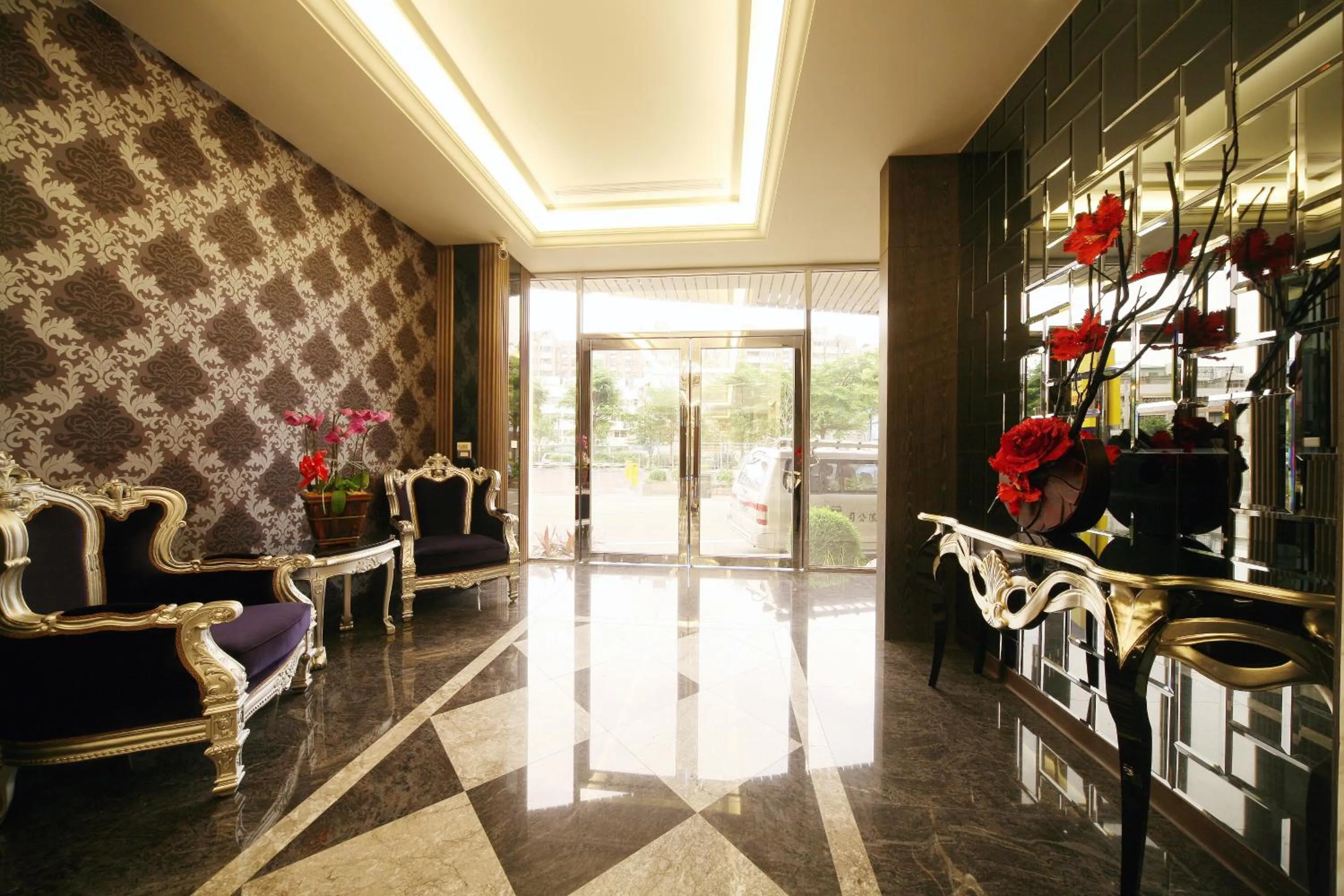 Lobby or reception in Dubai Villa Motel