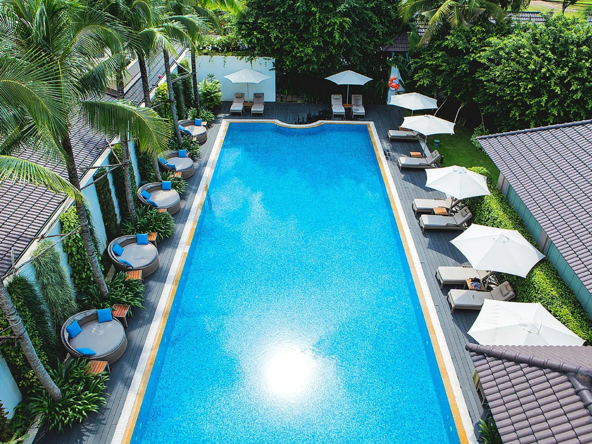 Pool view in Villa Song Saigon