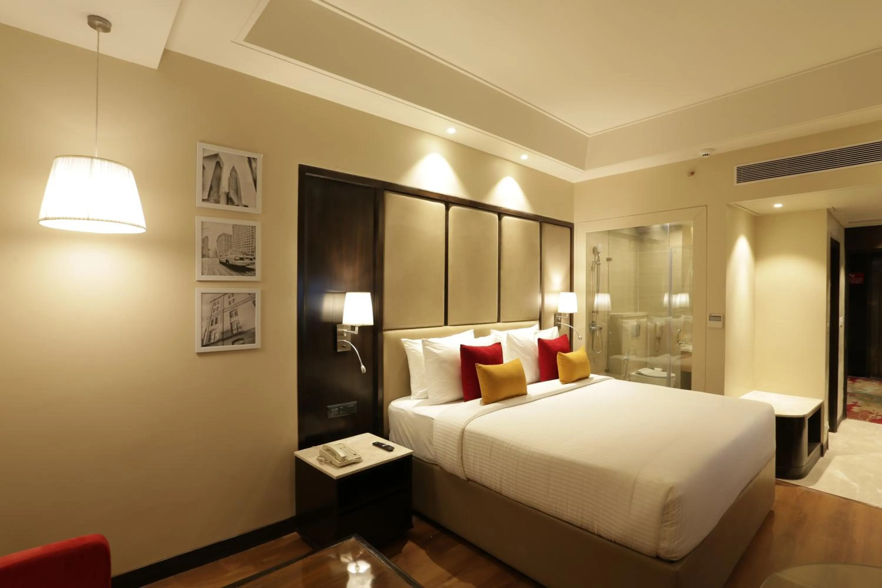 Bedroom, Bed in The Vaishnodevi Sarovar Portico