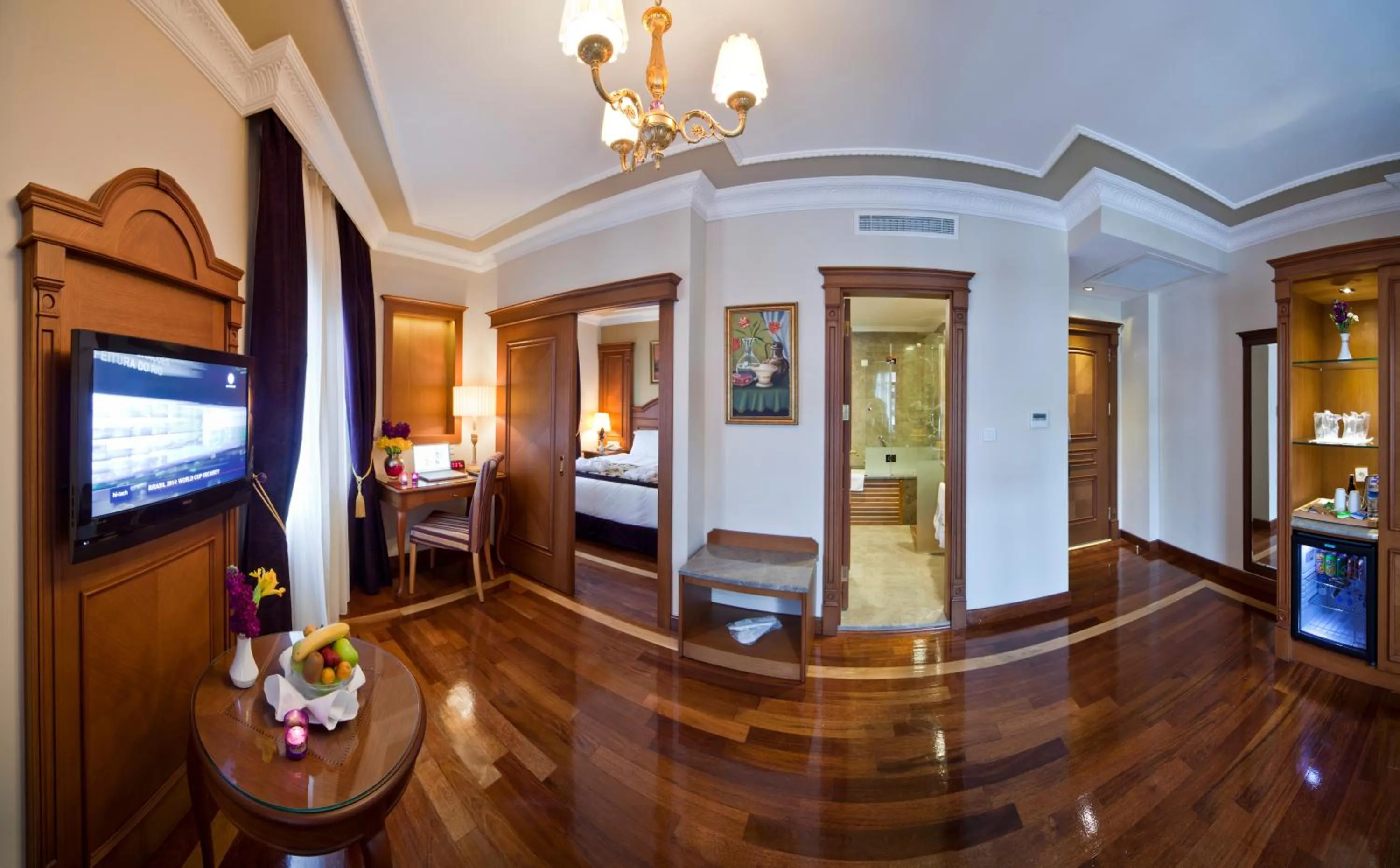 TV and multimedia, Bed in GLK PREMIER Acropol Suites & Spa