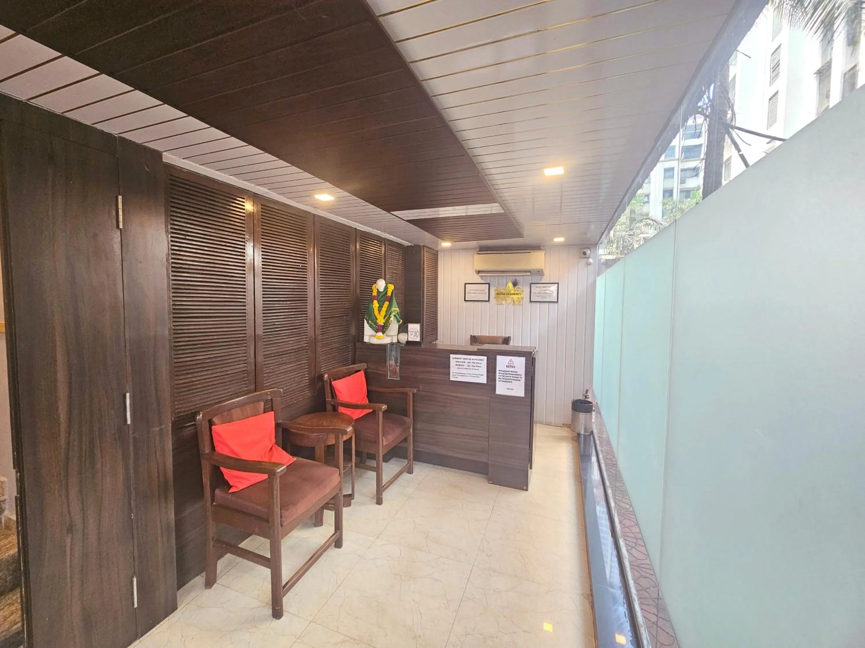 Lobby or reception in Astha Residency