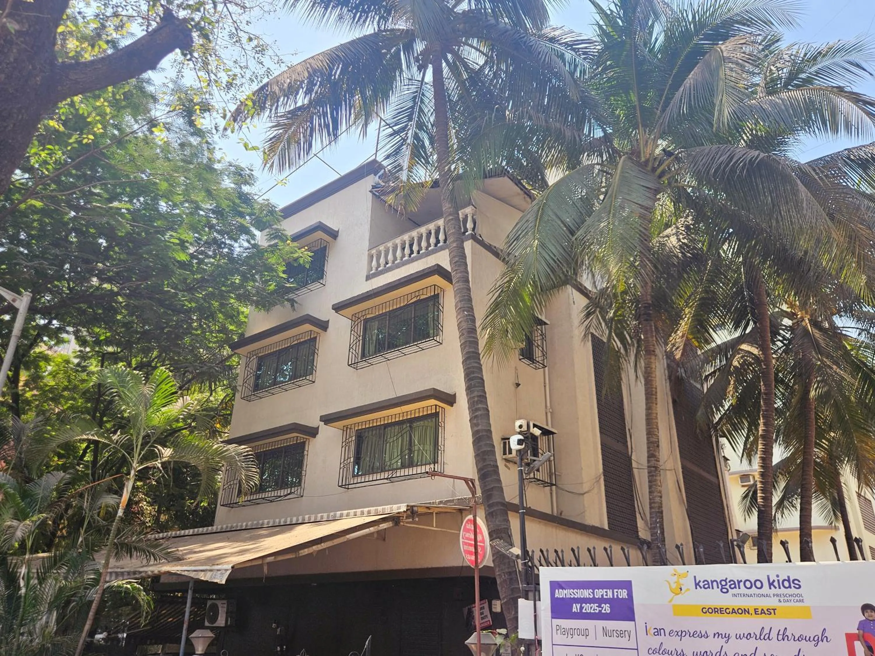 Facade/entrance in Astha Residency