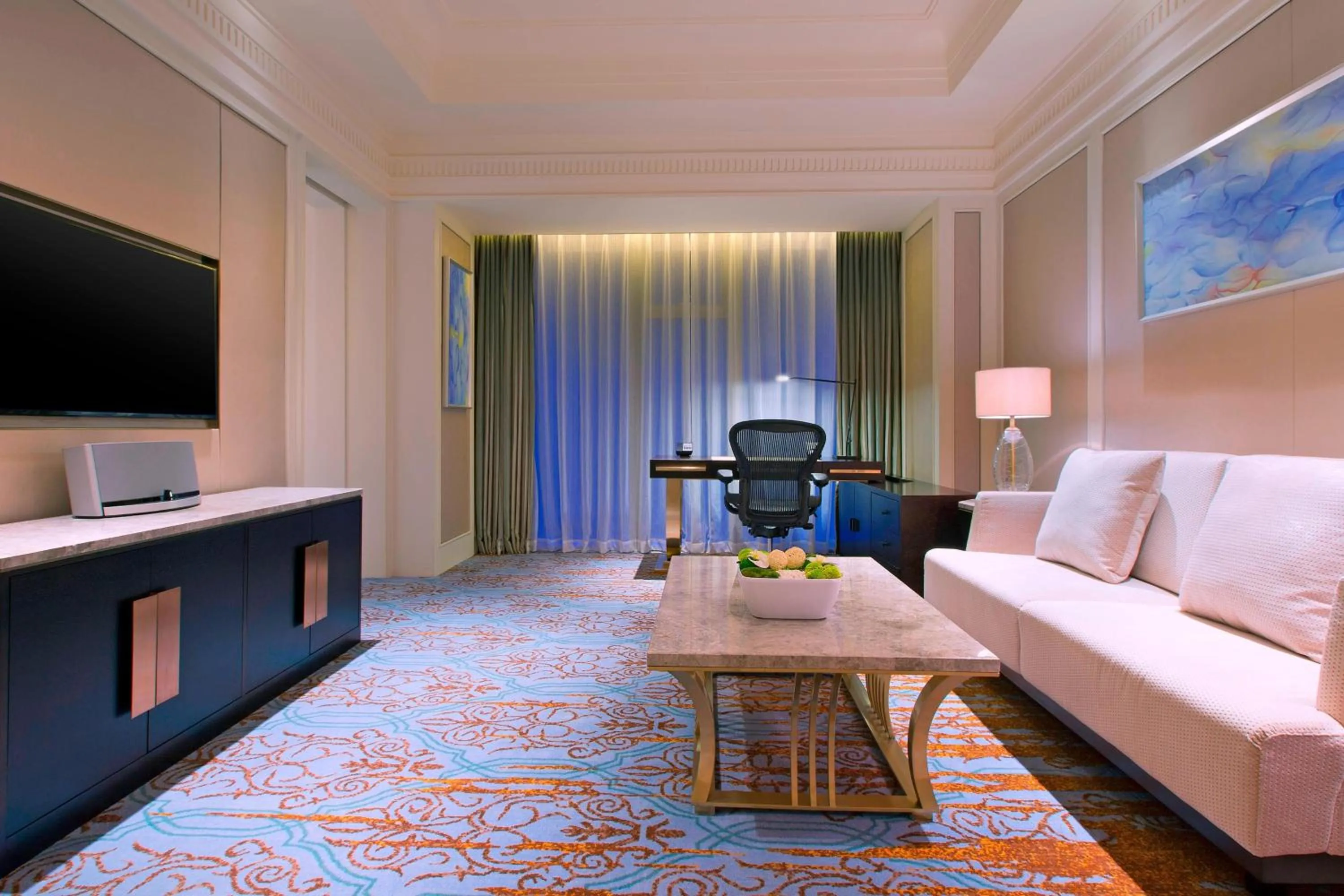 Living room in The Westin Qingdao