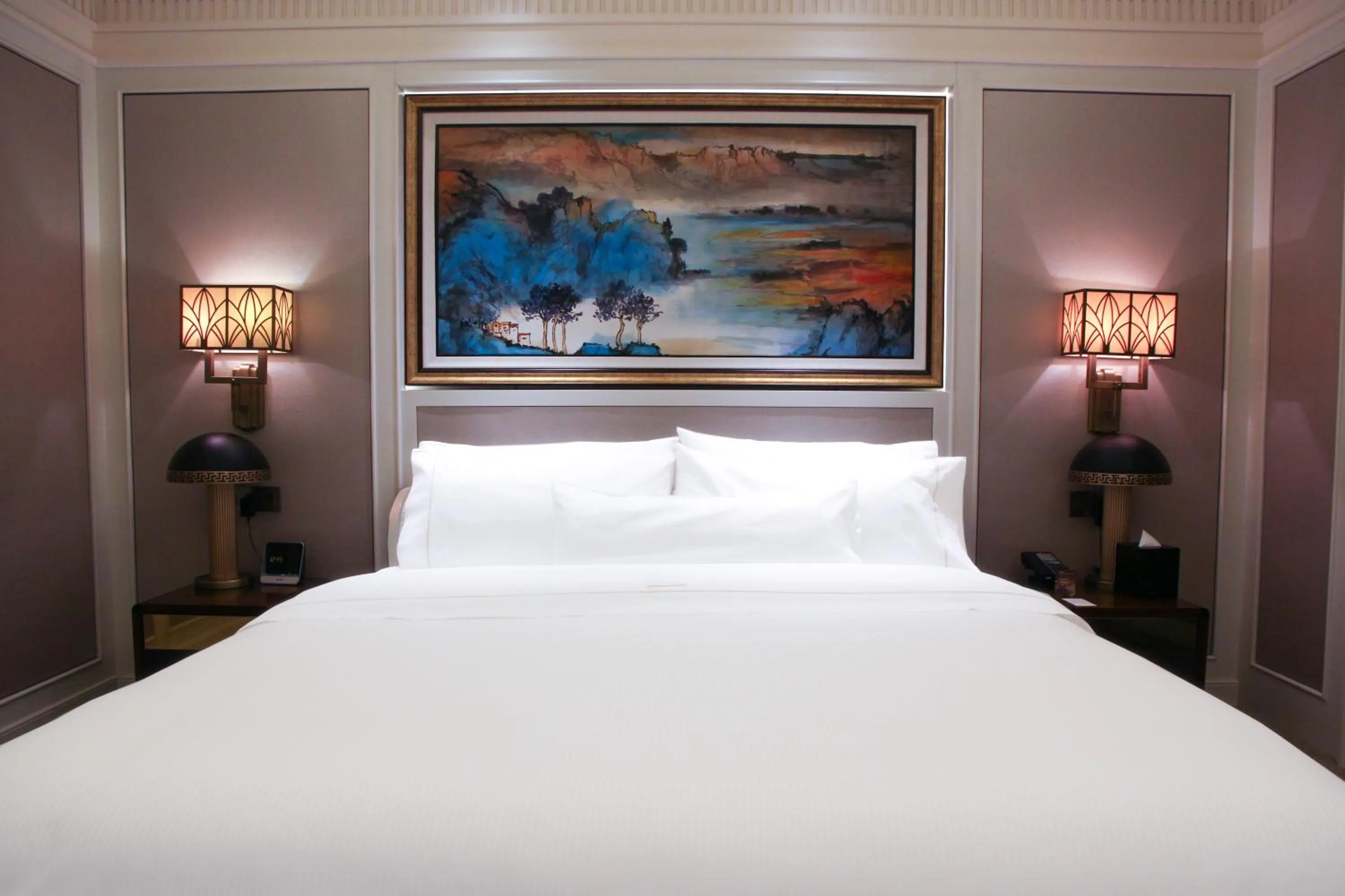 Bed in The Westin Qingdao