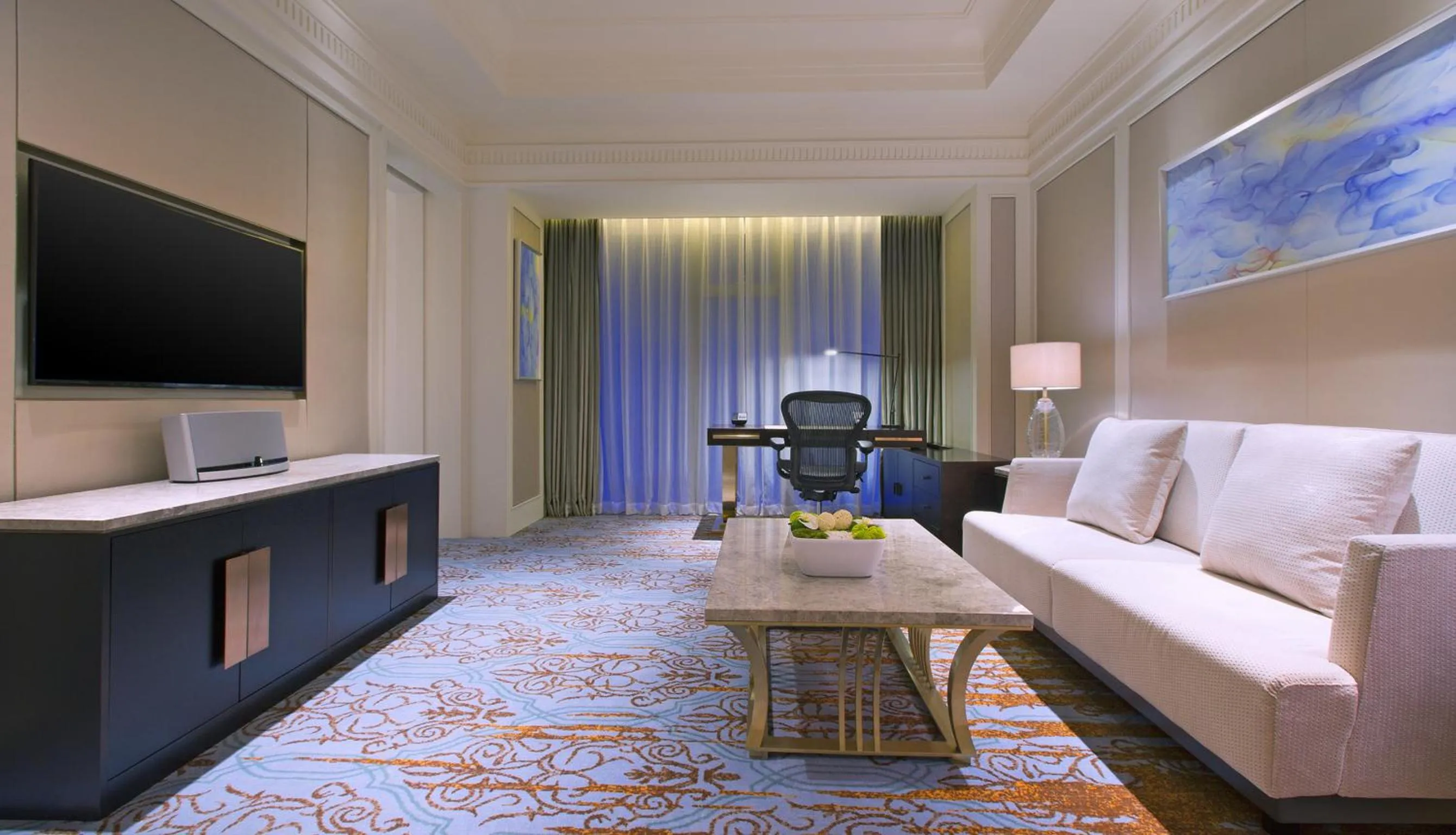 Living room in The Westin Qingdao