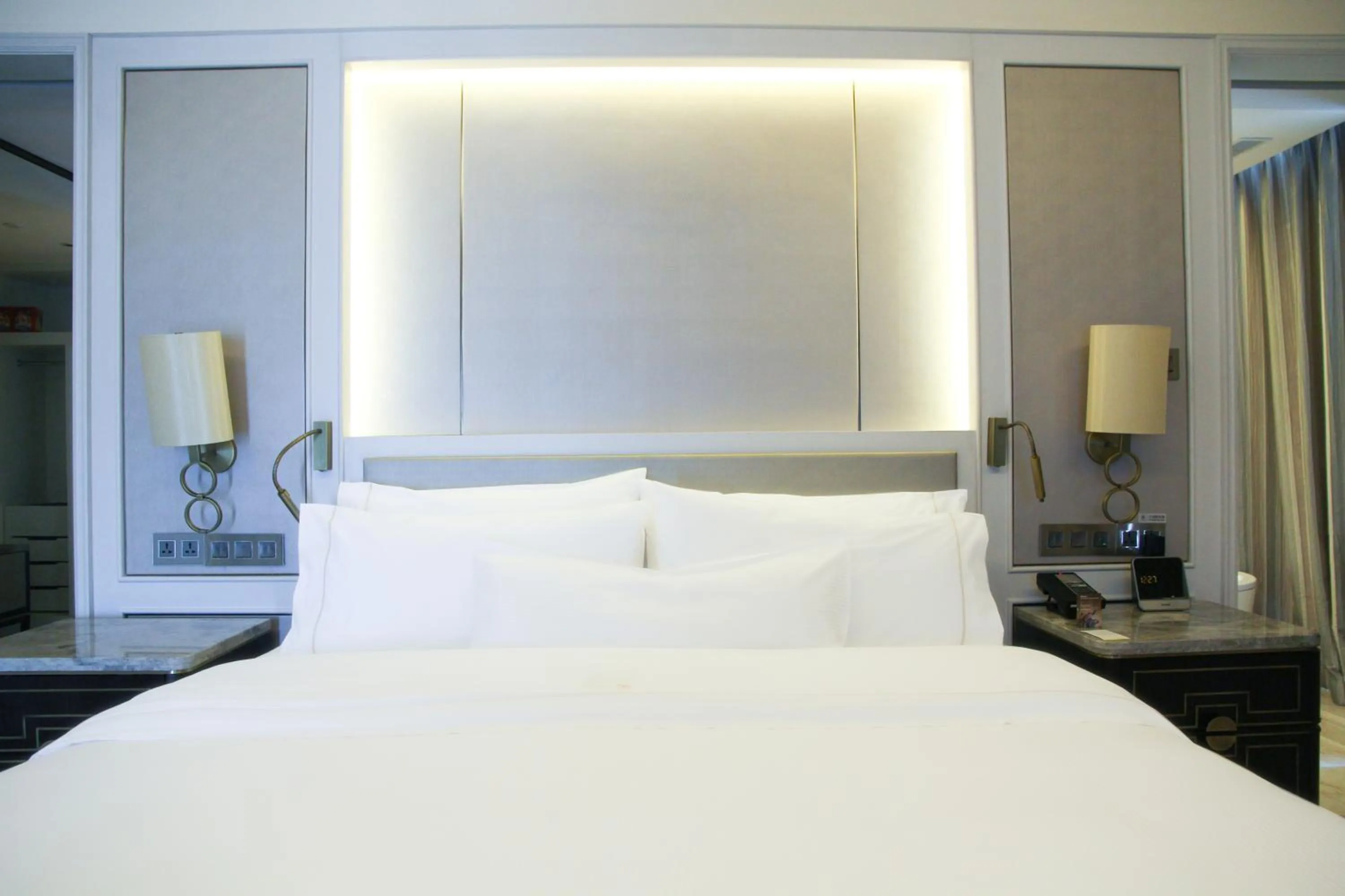 Bed in The Westin Qingdao