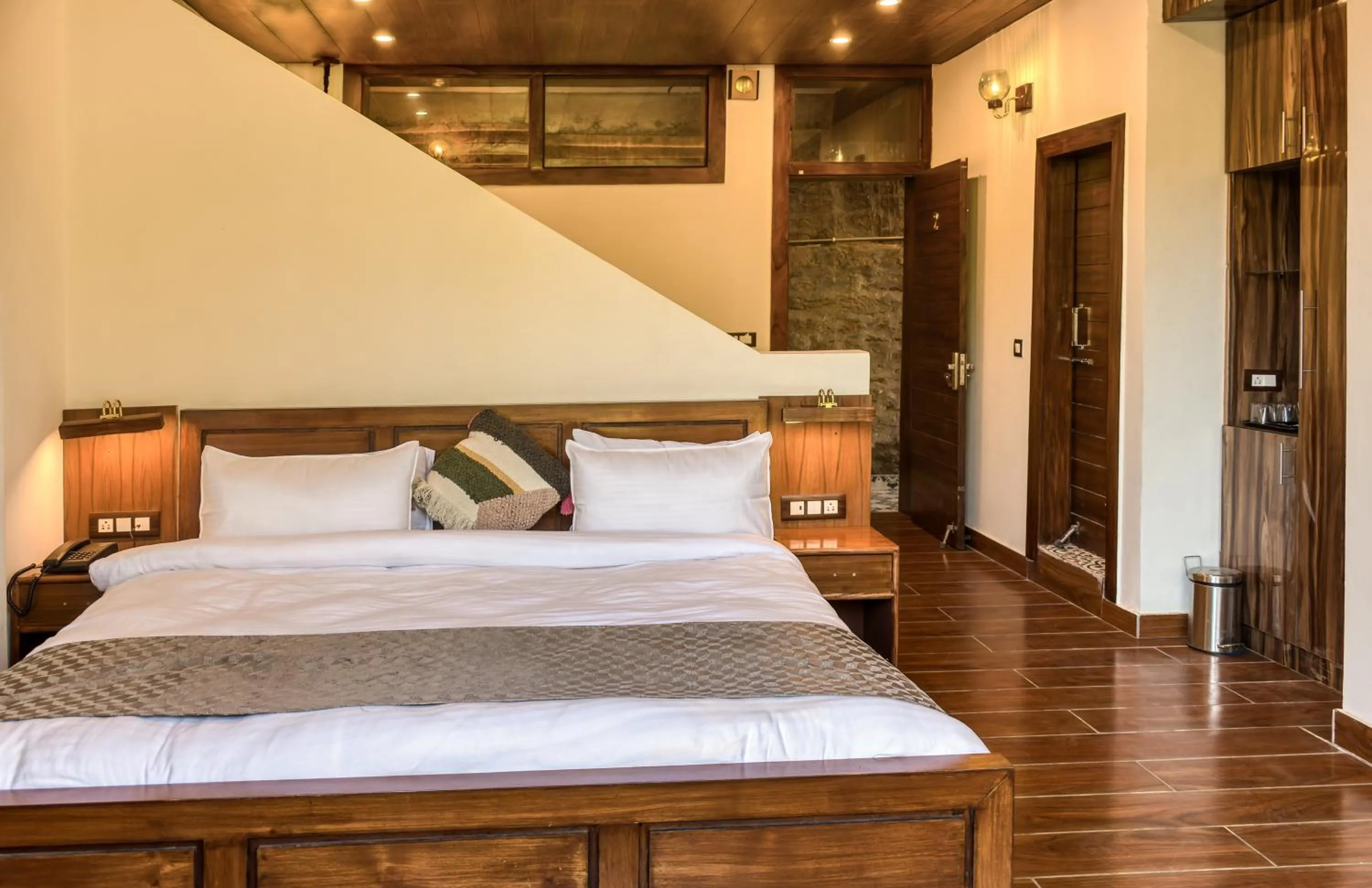 Bed in The Frostwood Resort