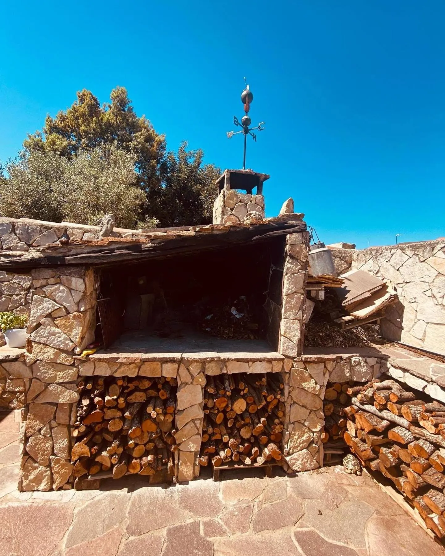 BBQ facilities in B&B Il Sentiero