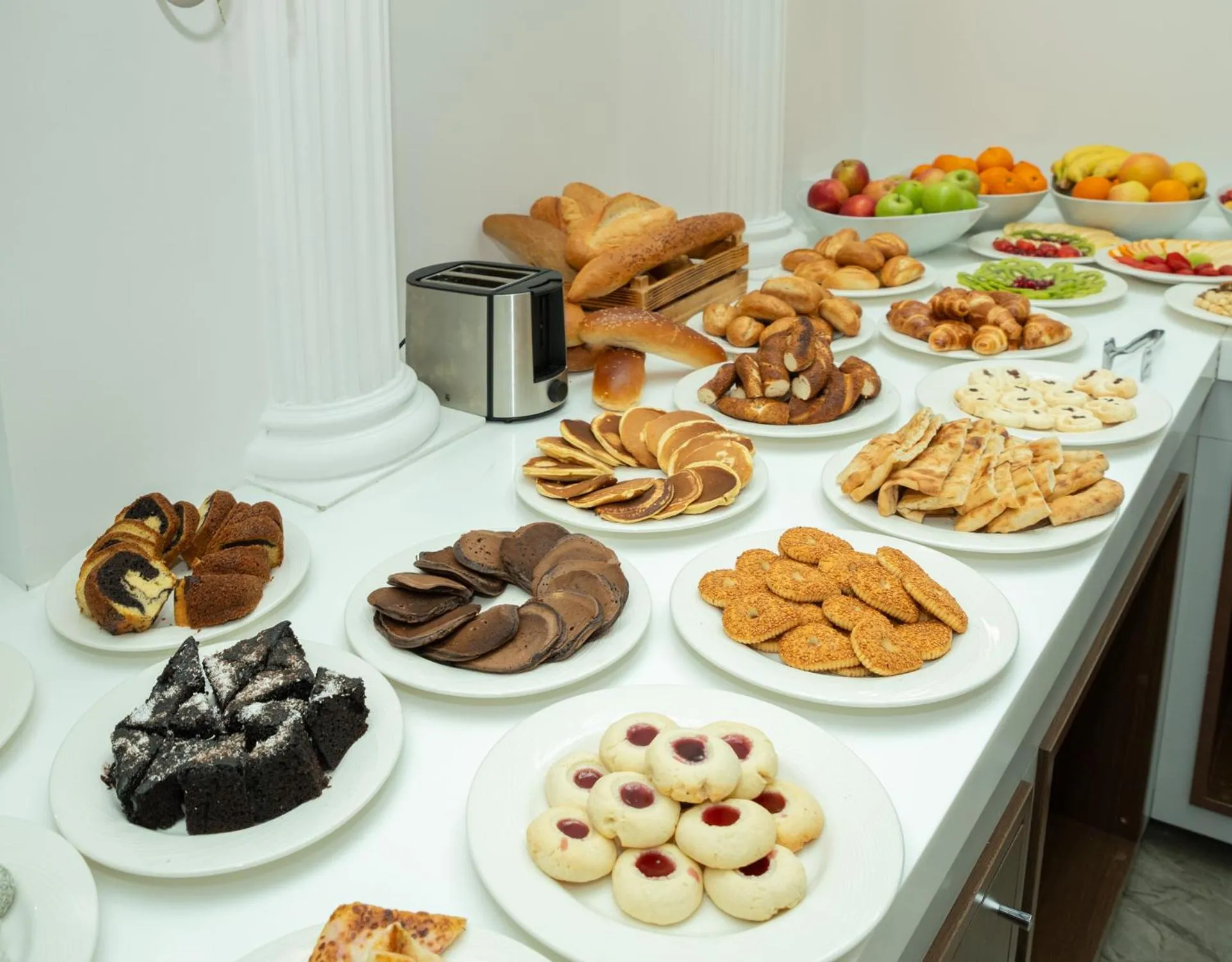 Buffet breakfast in Hotel Nena