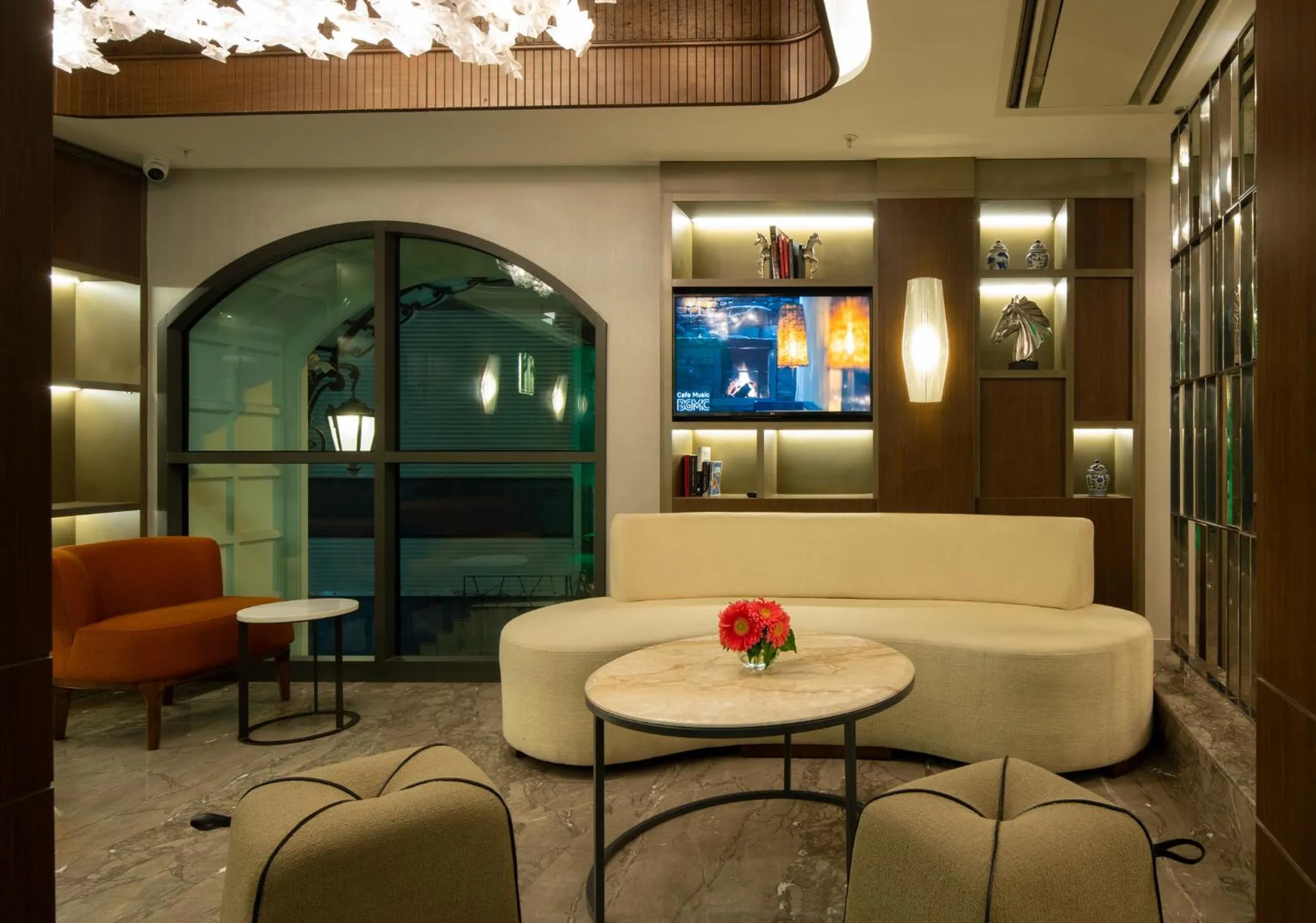 Lobby or reception in Hotel Nena